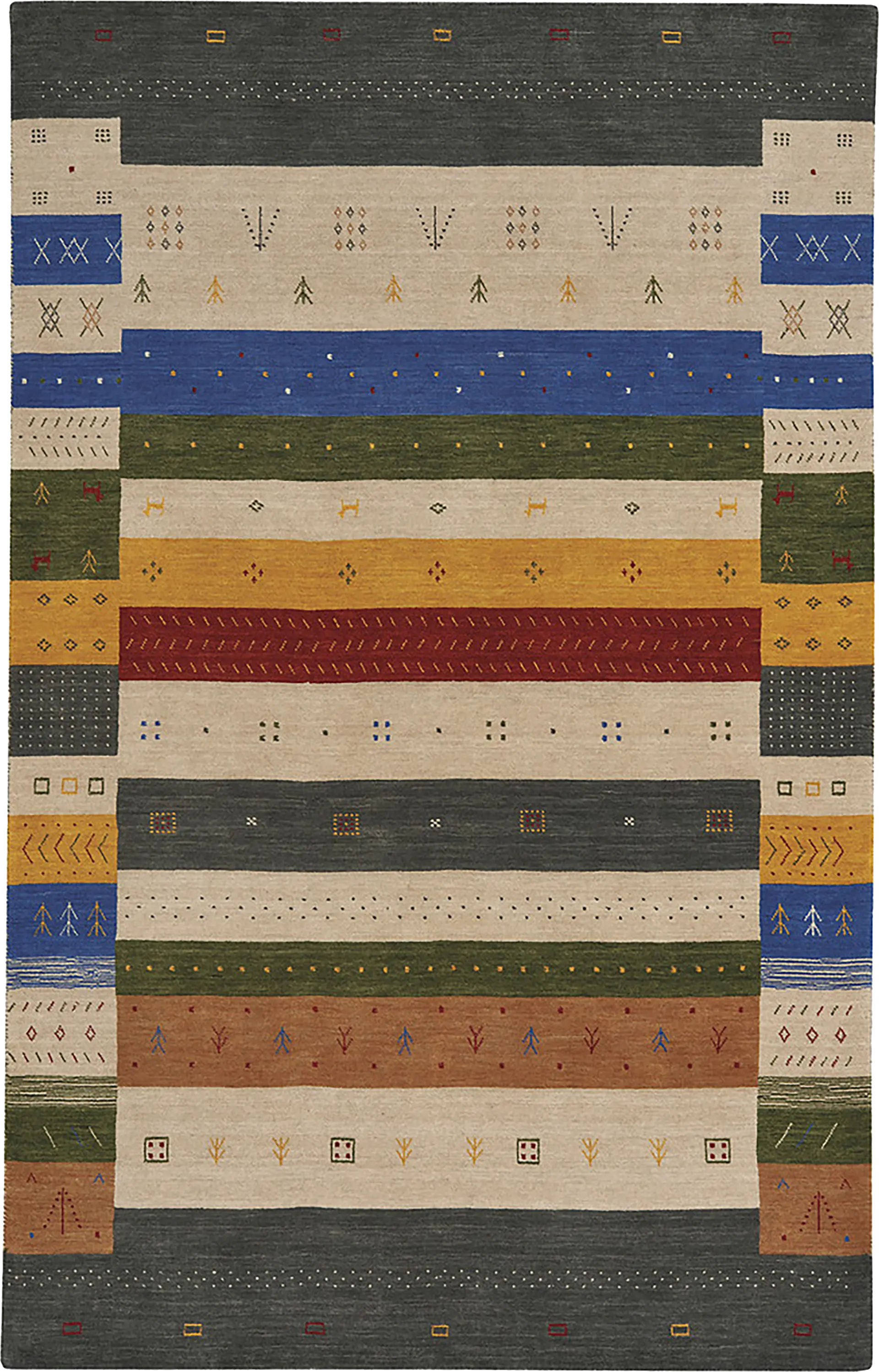 Delorto Multi 5' x 8' Rug