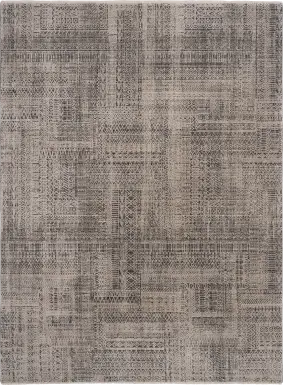 Hulgeo Gray 2'7 x 10' Rug