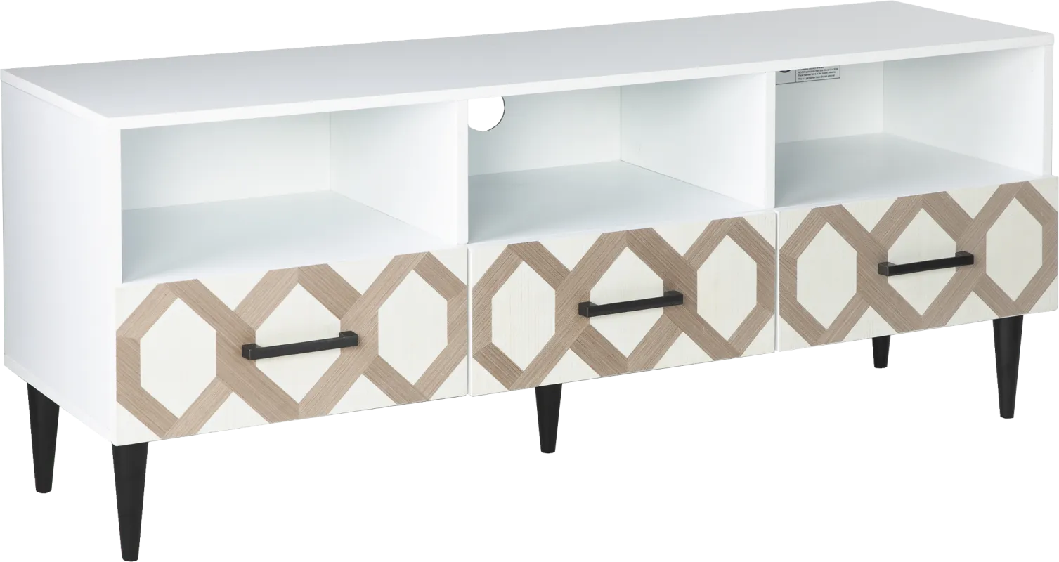 Windycrest White 54 in. Console