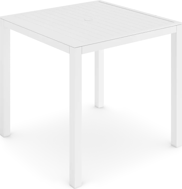square balcony dining table