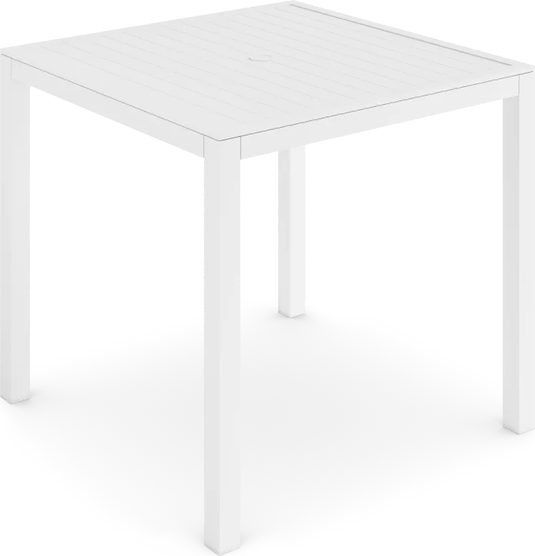 square balcony dining table