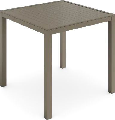square balcony dining table