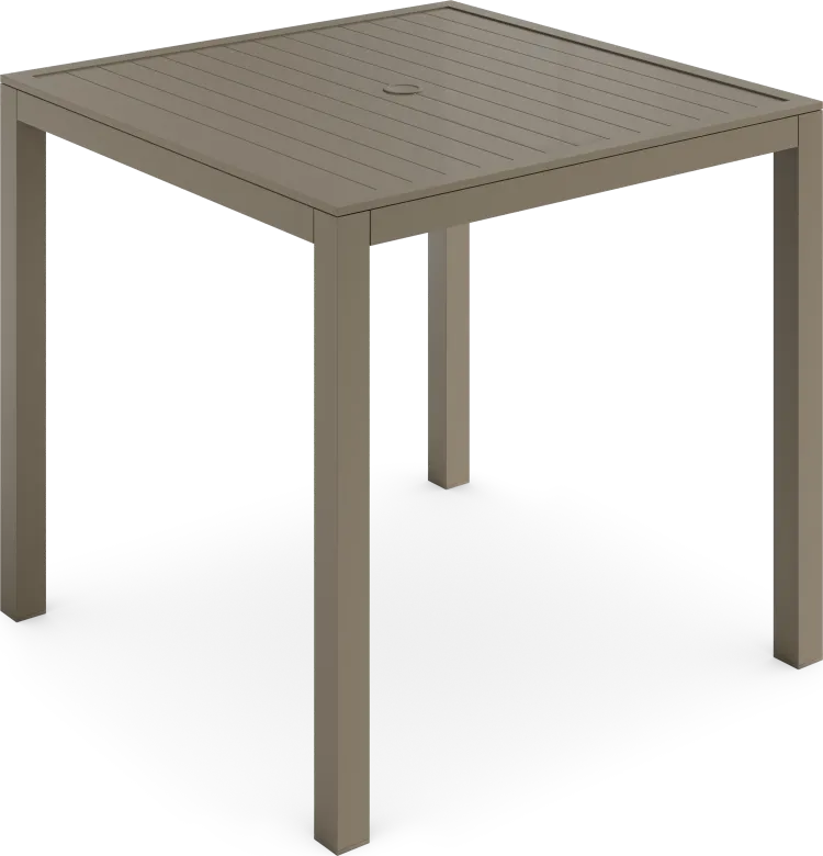 square balcony dining table