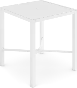 square bar height dining table