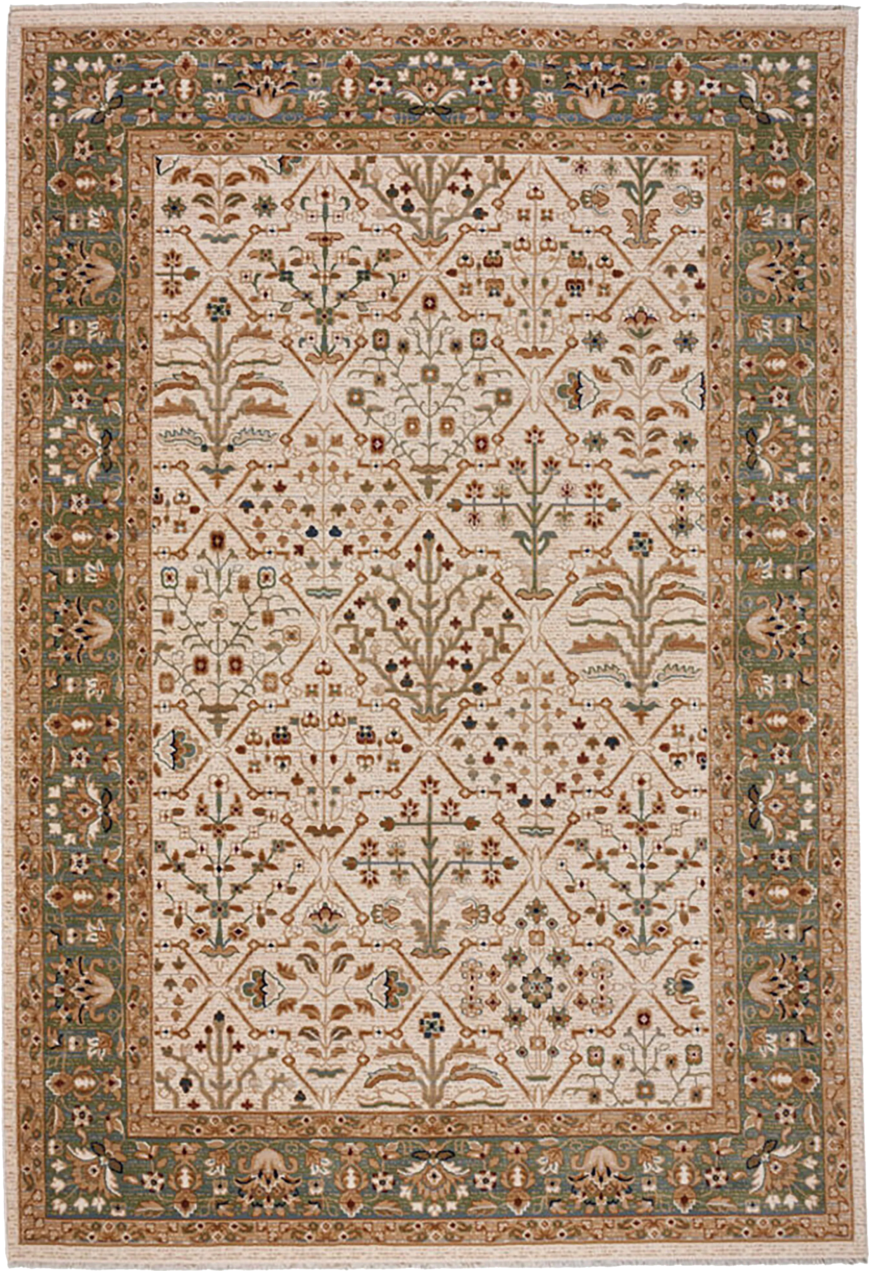 Chesnia Cream/Multi 7'10 x 11' Rug - Thumbnail - Image 1