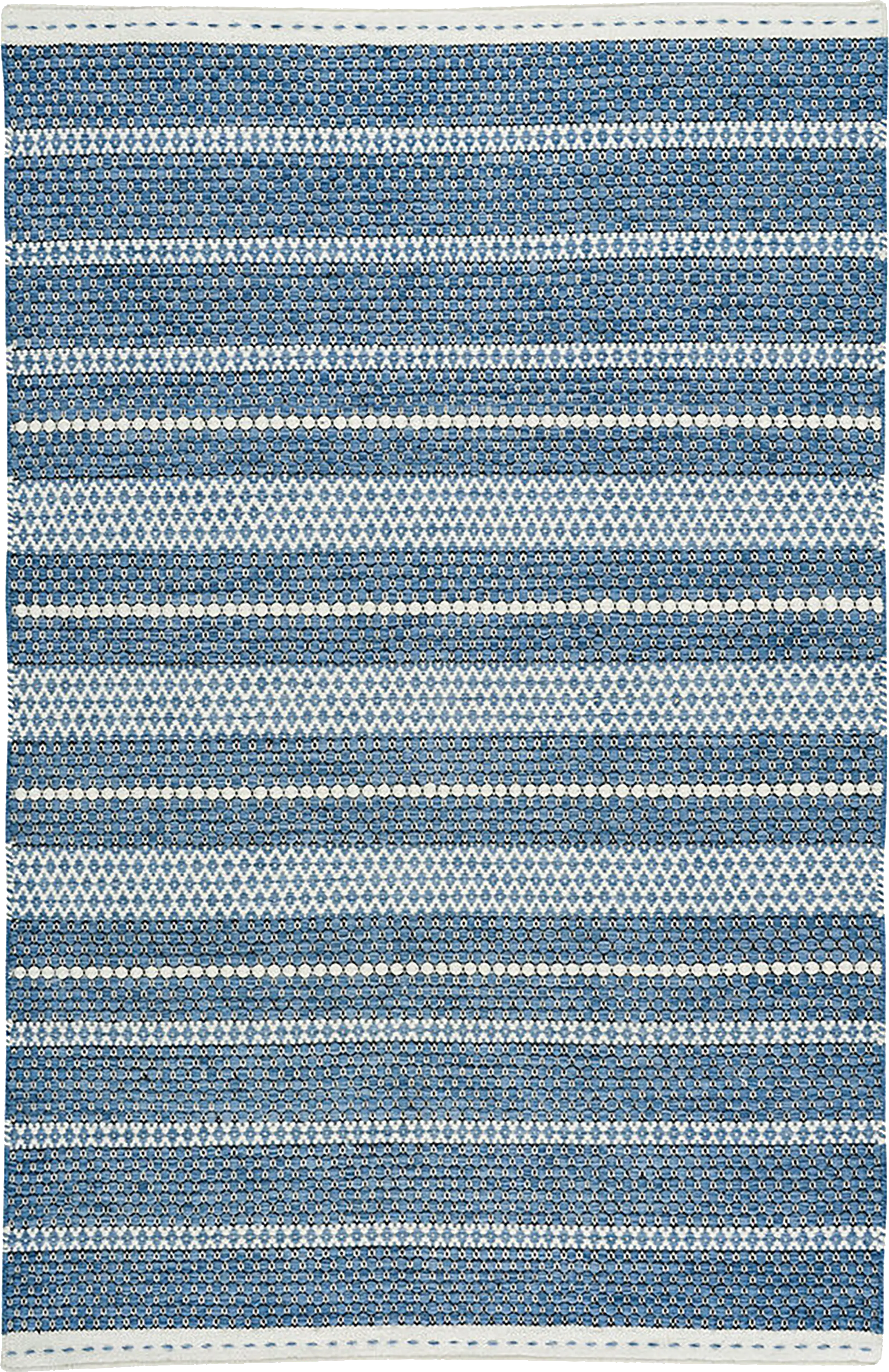 Bexnia Navy Blue 3' x 5' Rug - Thumbnail - Image 1