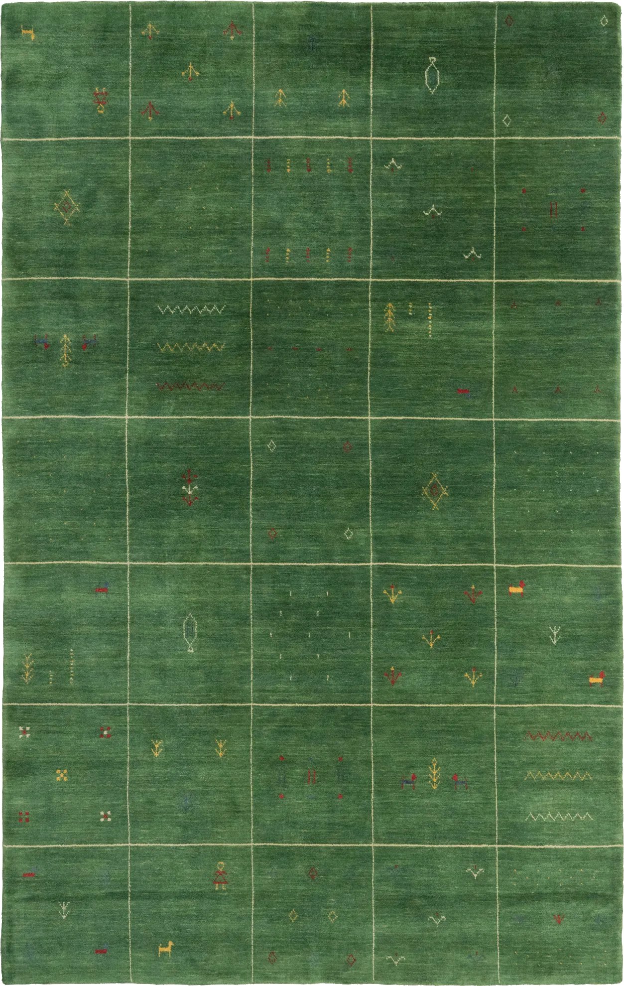 Laniberry Green 5' x 8' Rug - Image 1