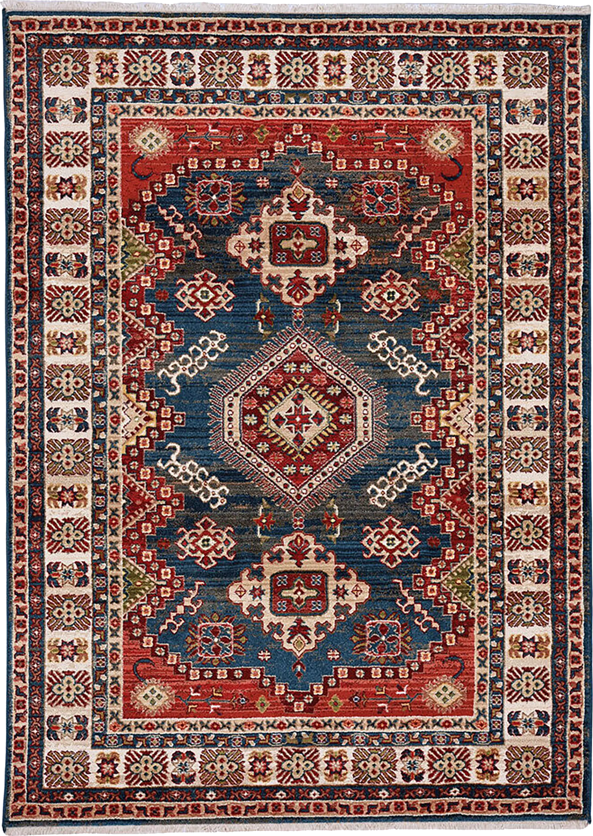 Biencona Red 2'6 x 8' Runner Rug