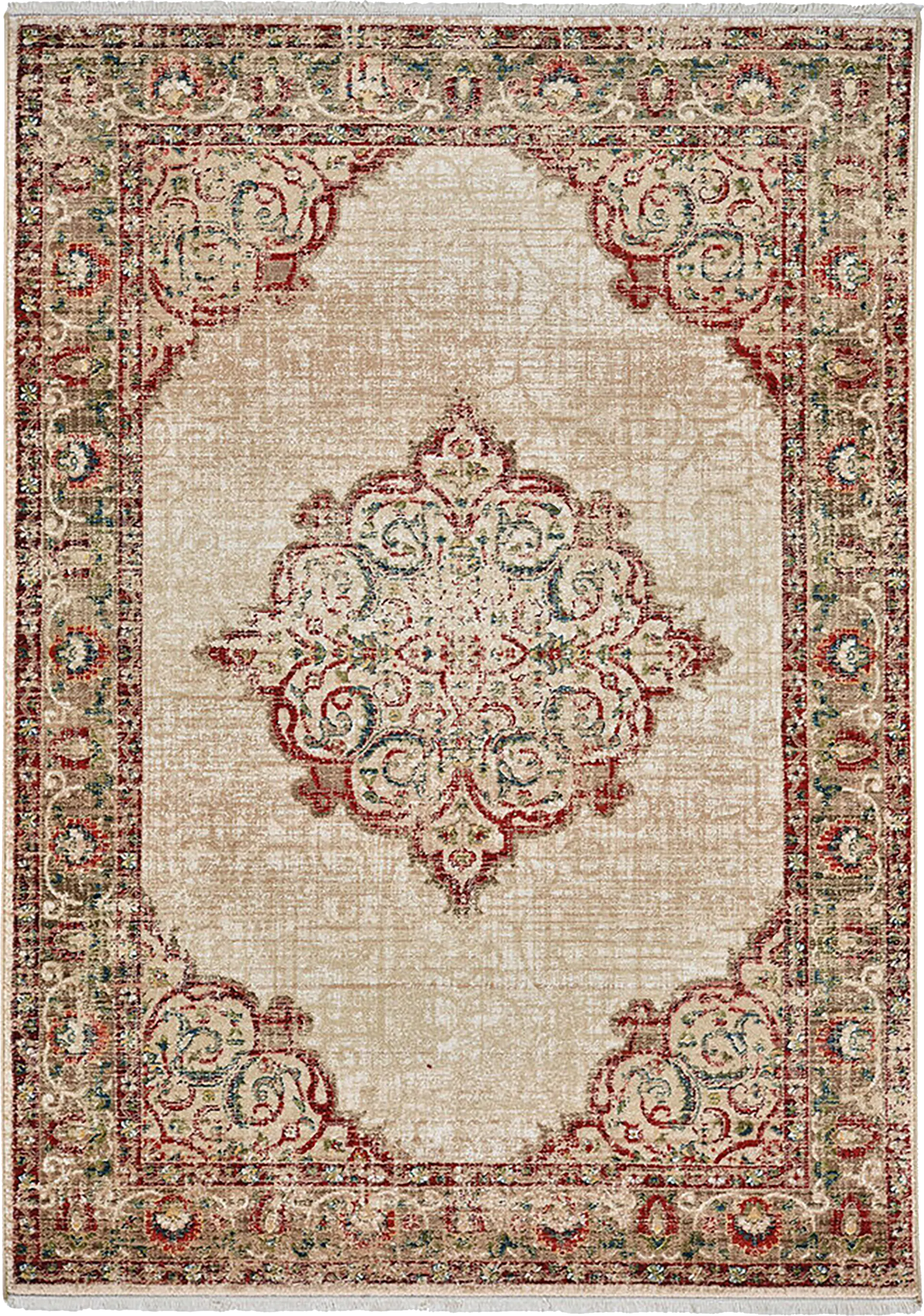 Bellesend Beige 2'6 x 8' Runner Rug