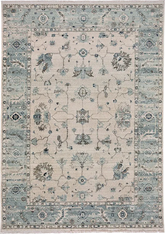 Parpon Light Blue 2'6 x 8' Runner Rug