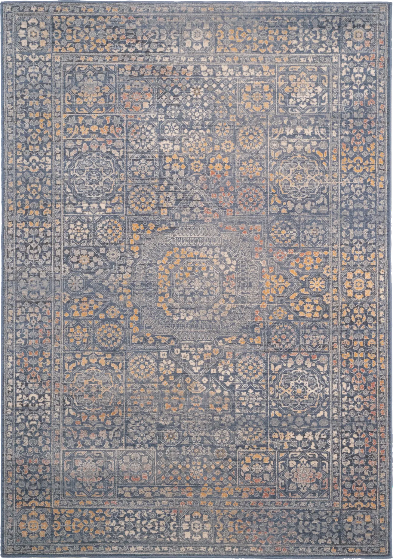 Guiltara Blue 6'7 x 9'10 Rug - Image 1