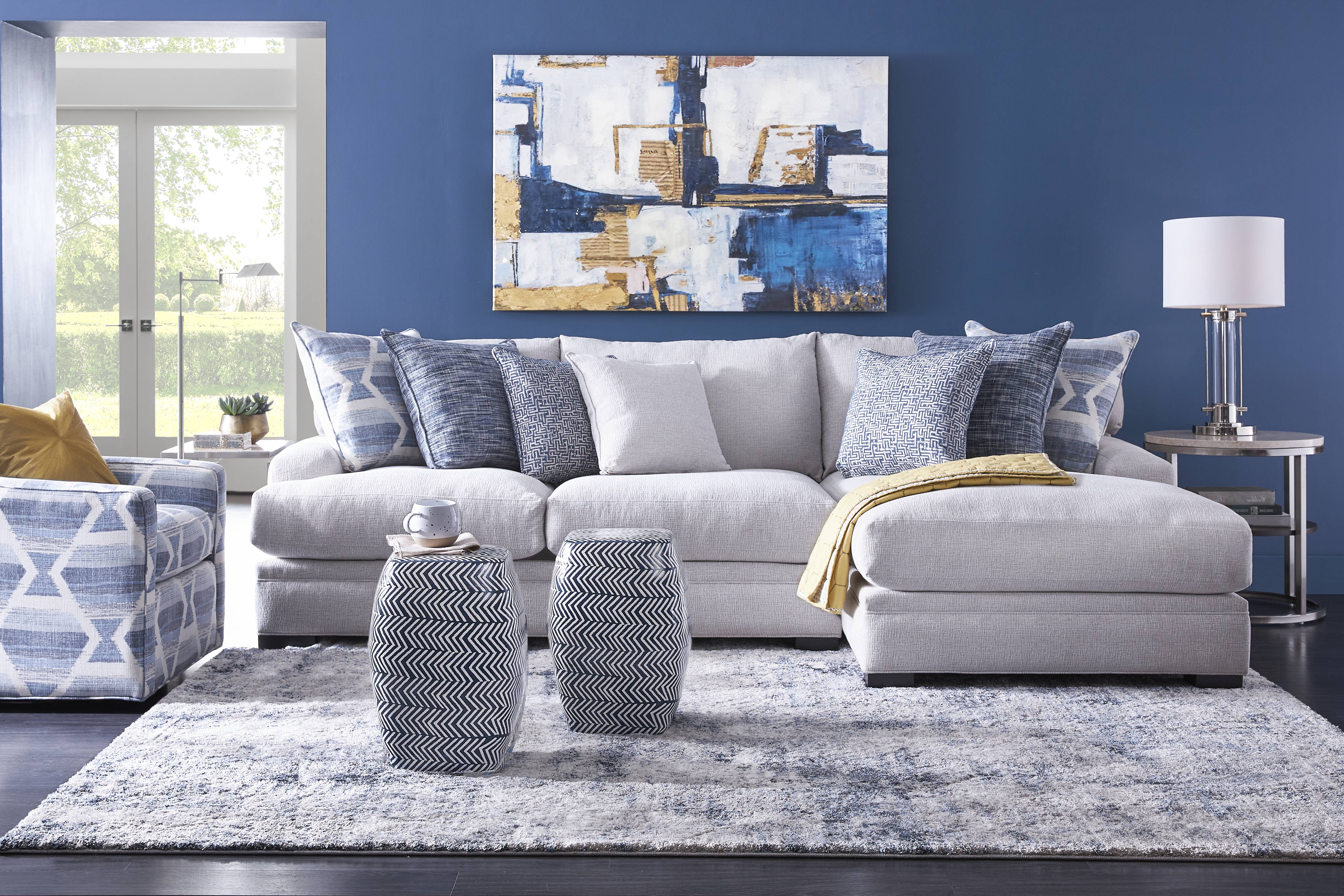 Bedford Park Ivory 2 Pc Sectional - Thumbnail - Image 2