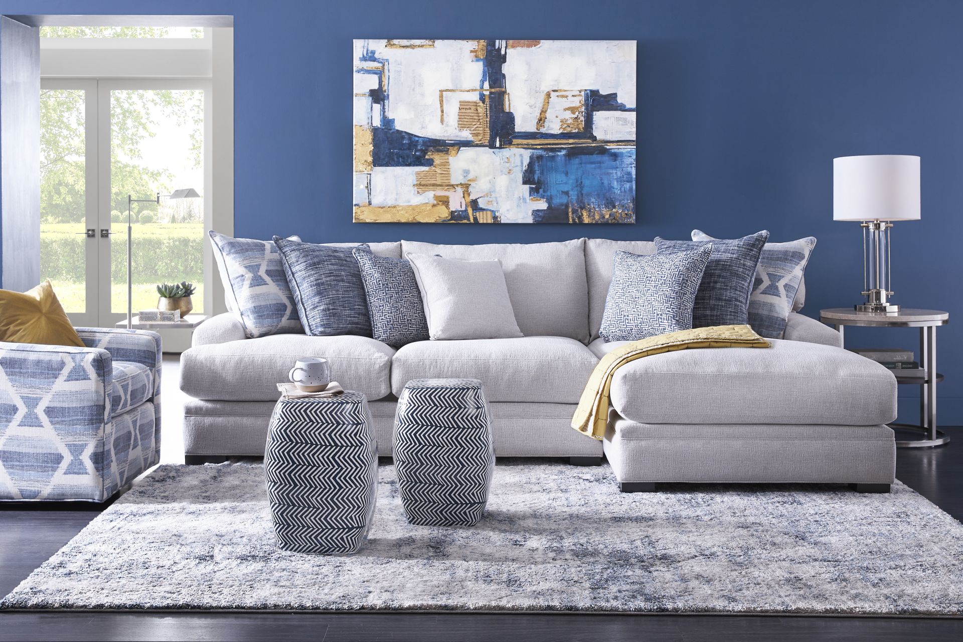 Bedford Park Ivory 2 Pc Sectional - Image 2