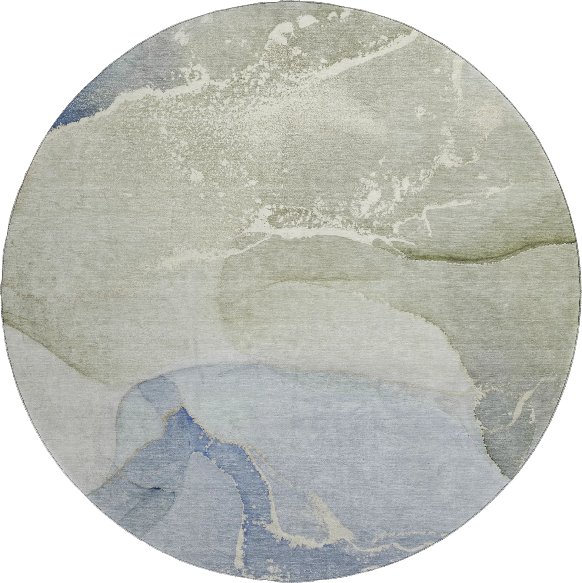 Softy La Seneca Sky 8' Round Rug - Image 1