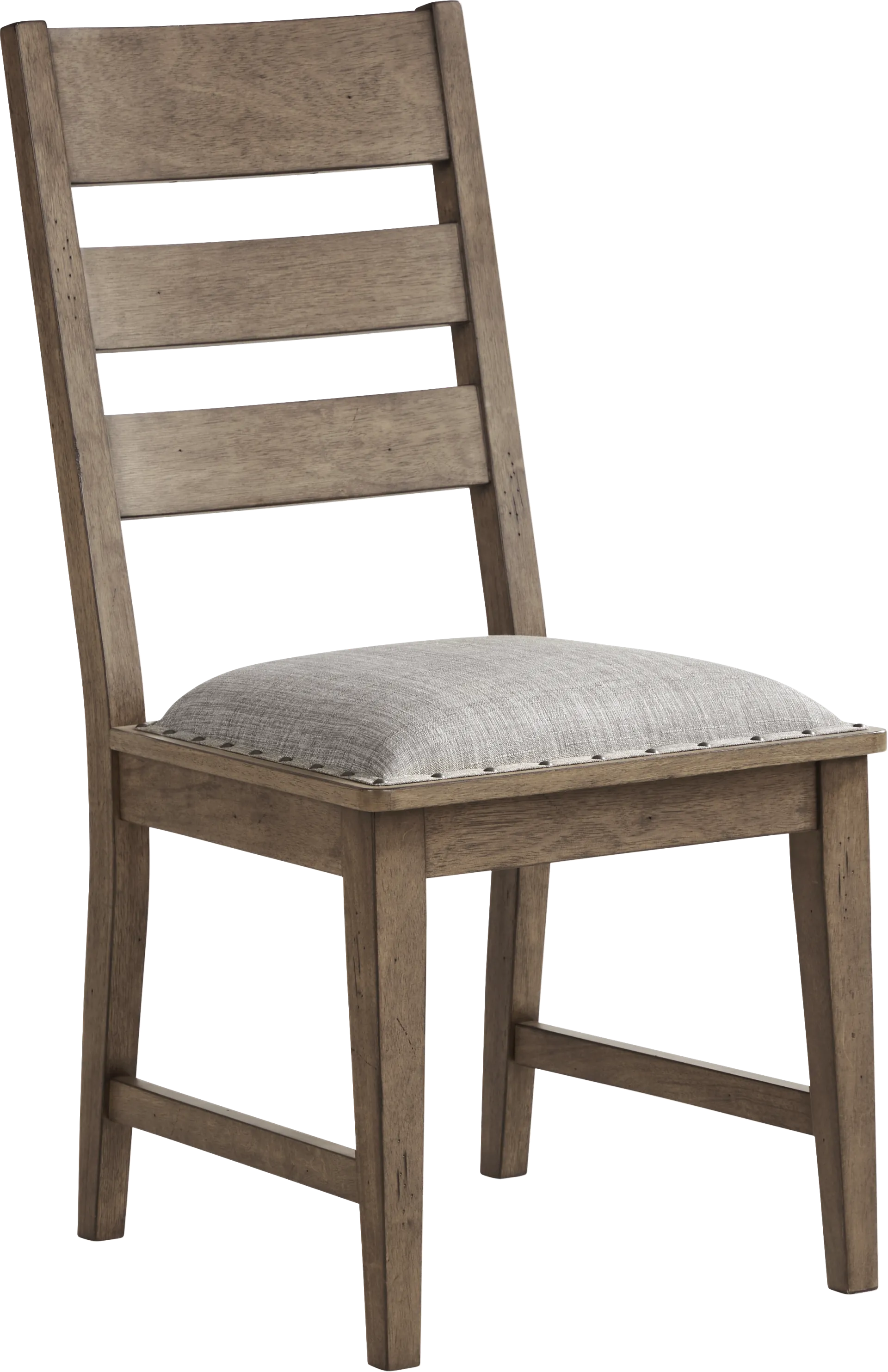 Hazelnut Woods Brown 7 Pc Dining Room with Ladder Back Chairs - Image 6