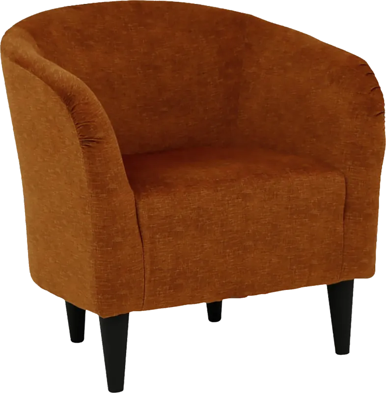 Emsabit Orange Accent Chair