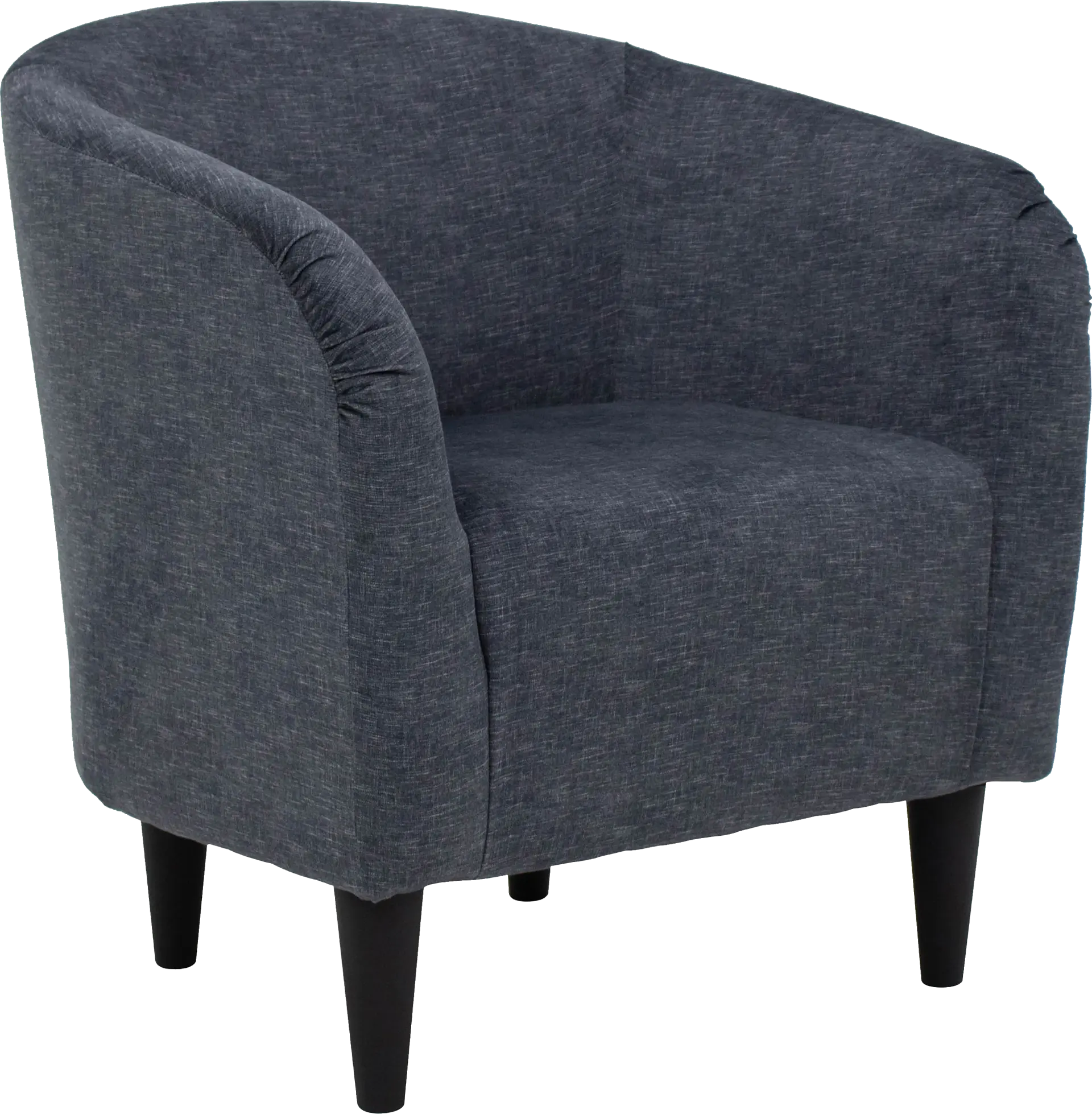 Emsabit Dark Blue Accent Chair