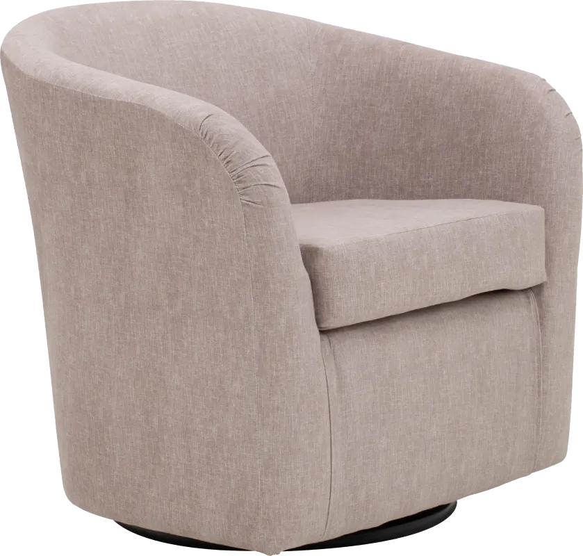 Emsabit I Pink Swivel Accent Chair