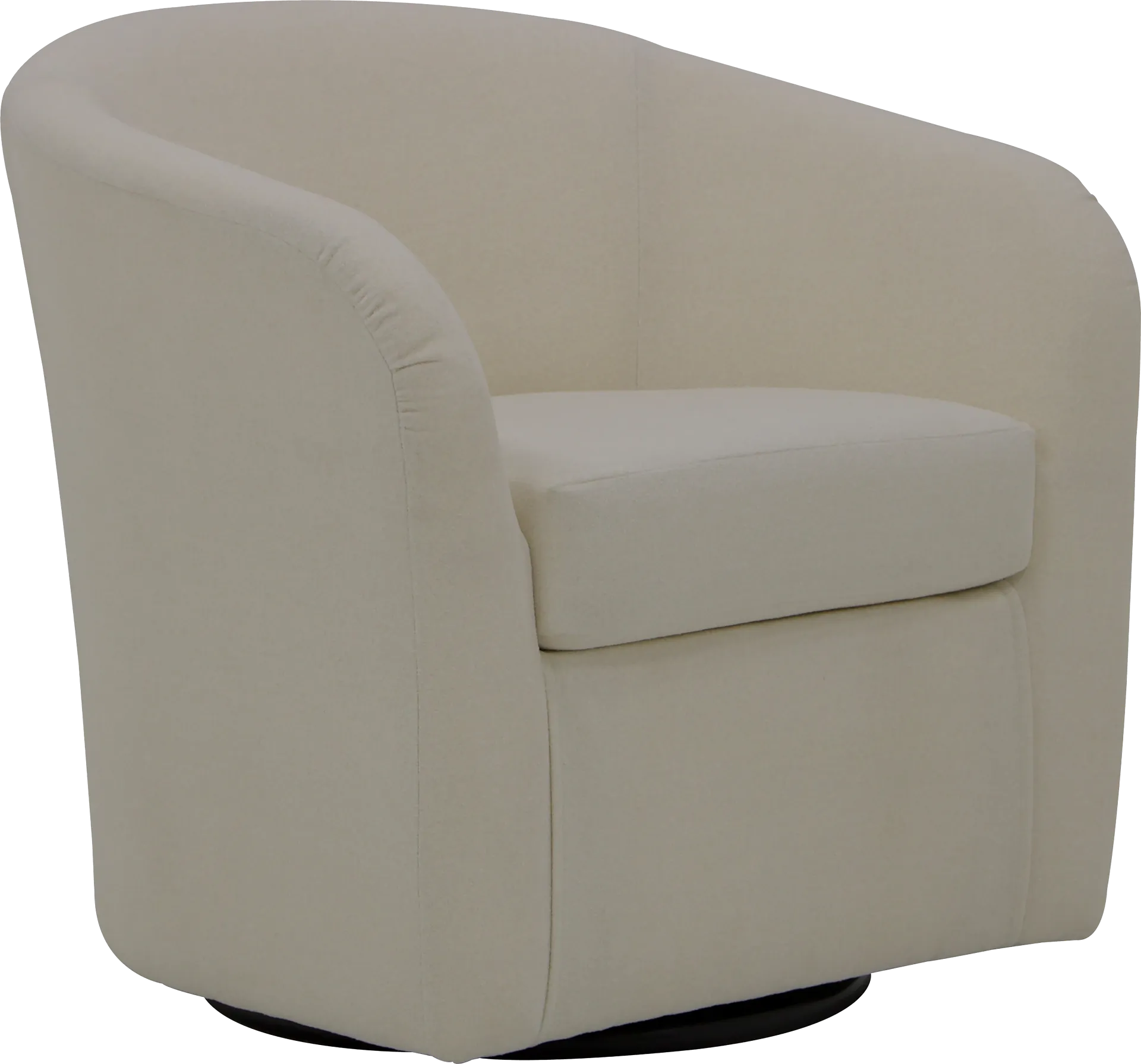 Emsabit II Cream Swivel Accent Chair - Image 1