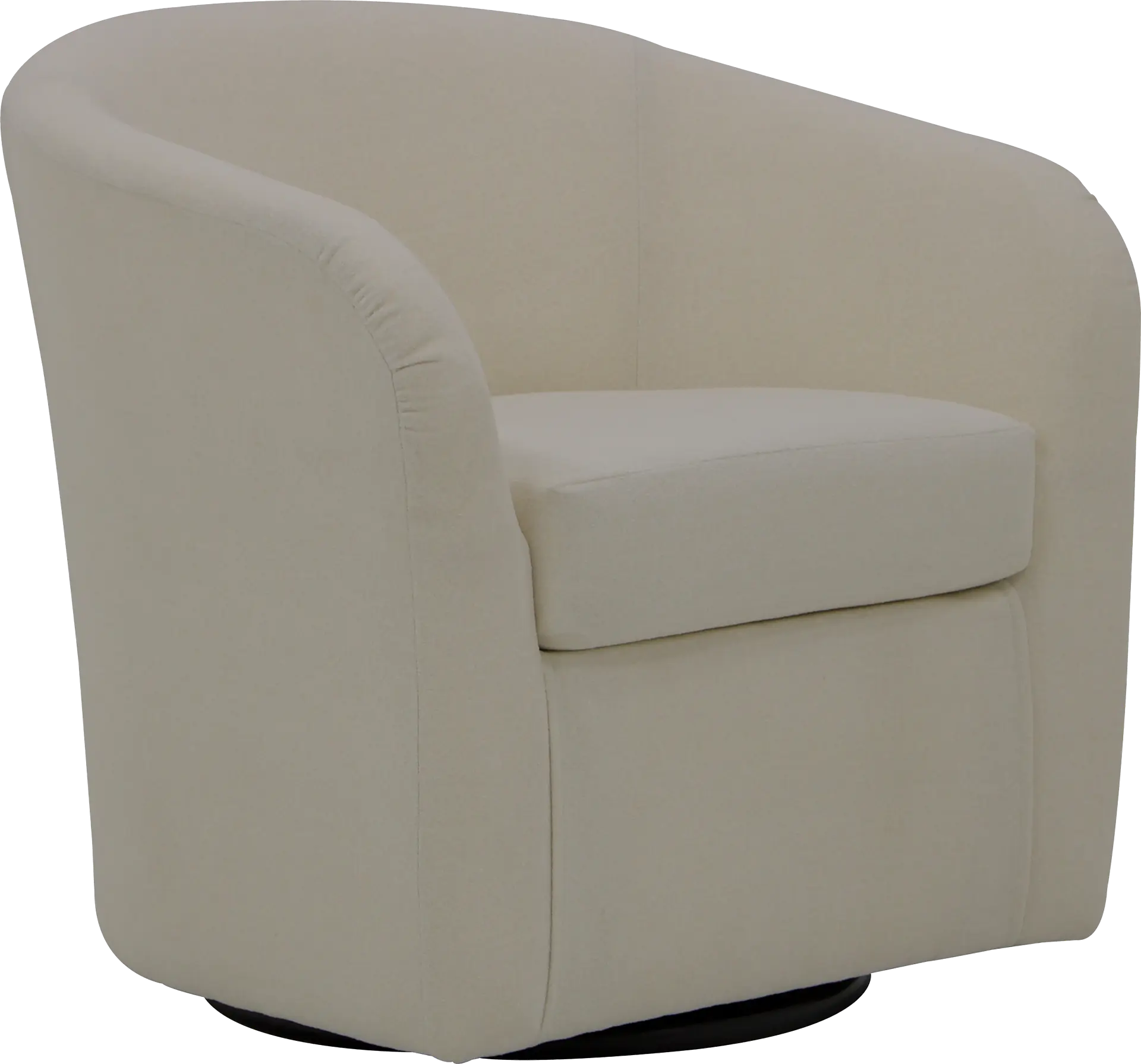 Emsabit II Cream Swivel Accent Chair