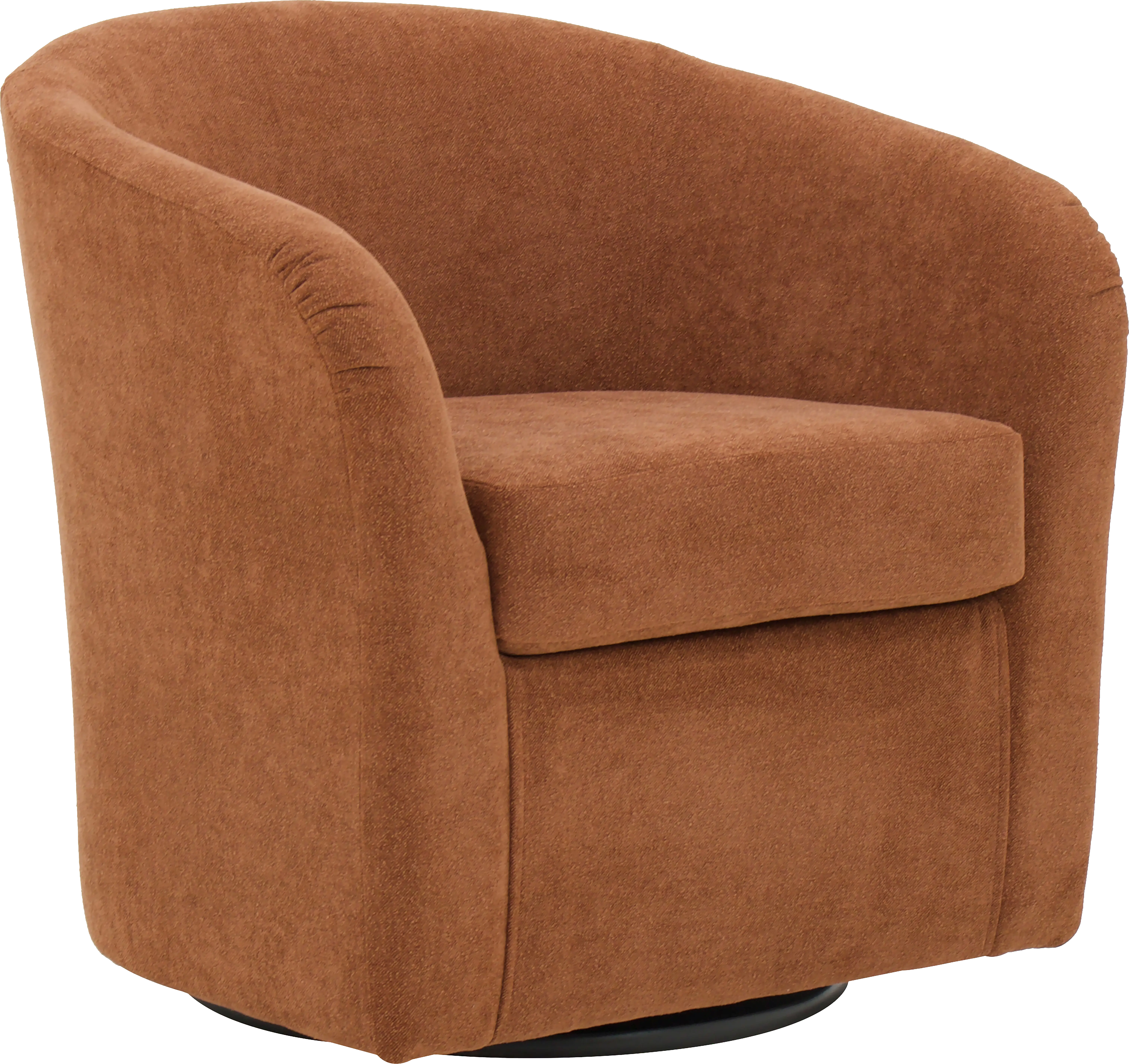 Emsabit I Red Swivel Accent Chair - Thumbnail - Image 1