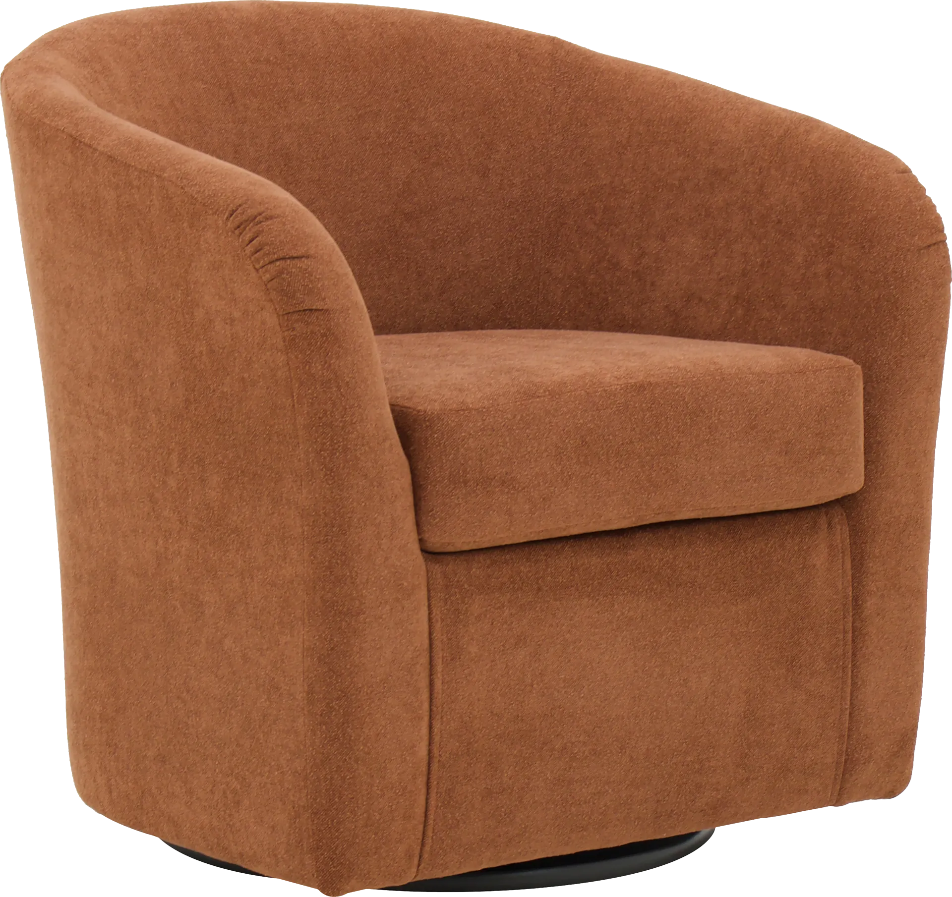 Emsabit I Red Swivel Accent Chair - Image 1