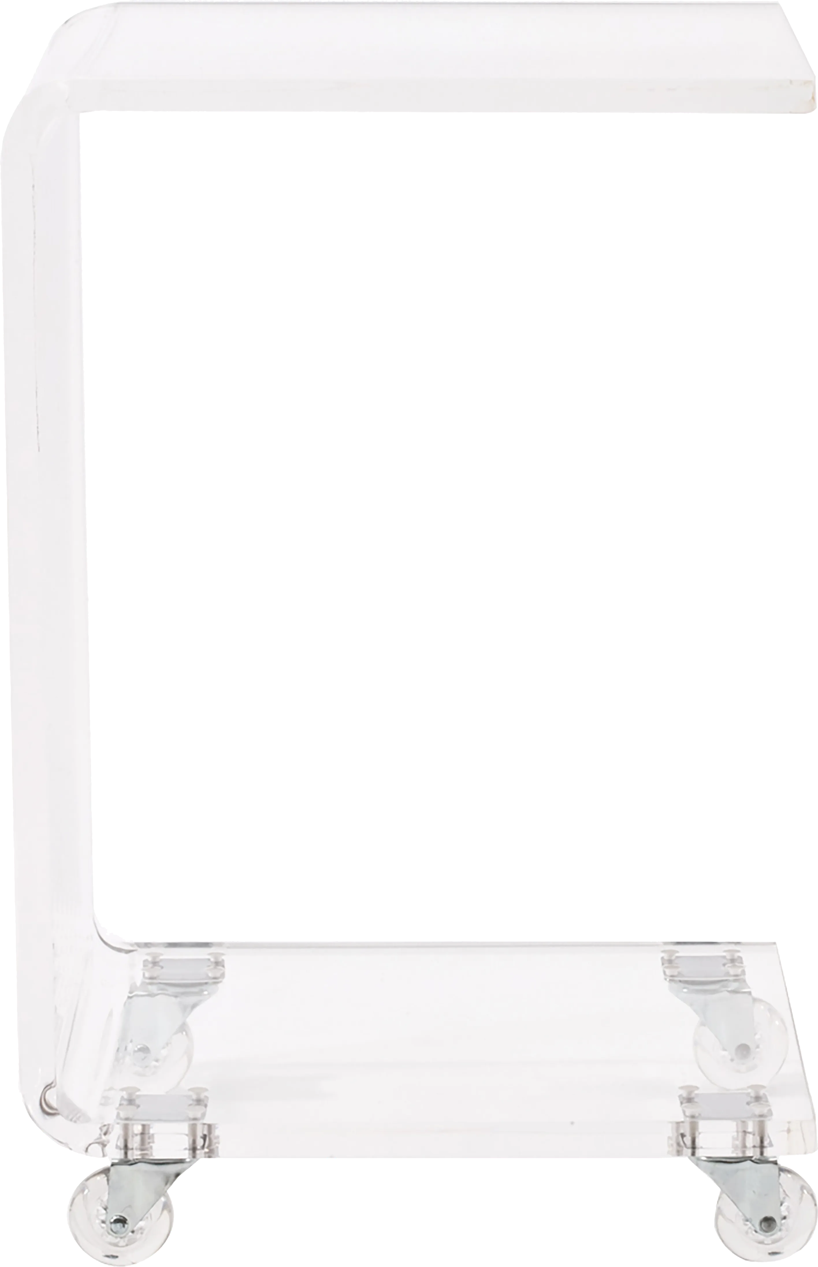 Praigla Clear Accent Table - Thumbnail - Image 1