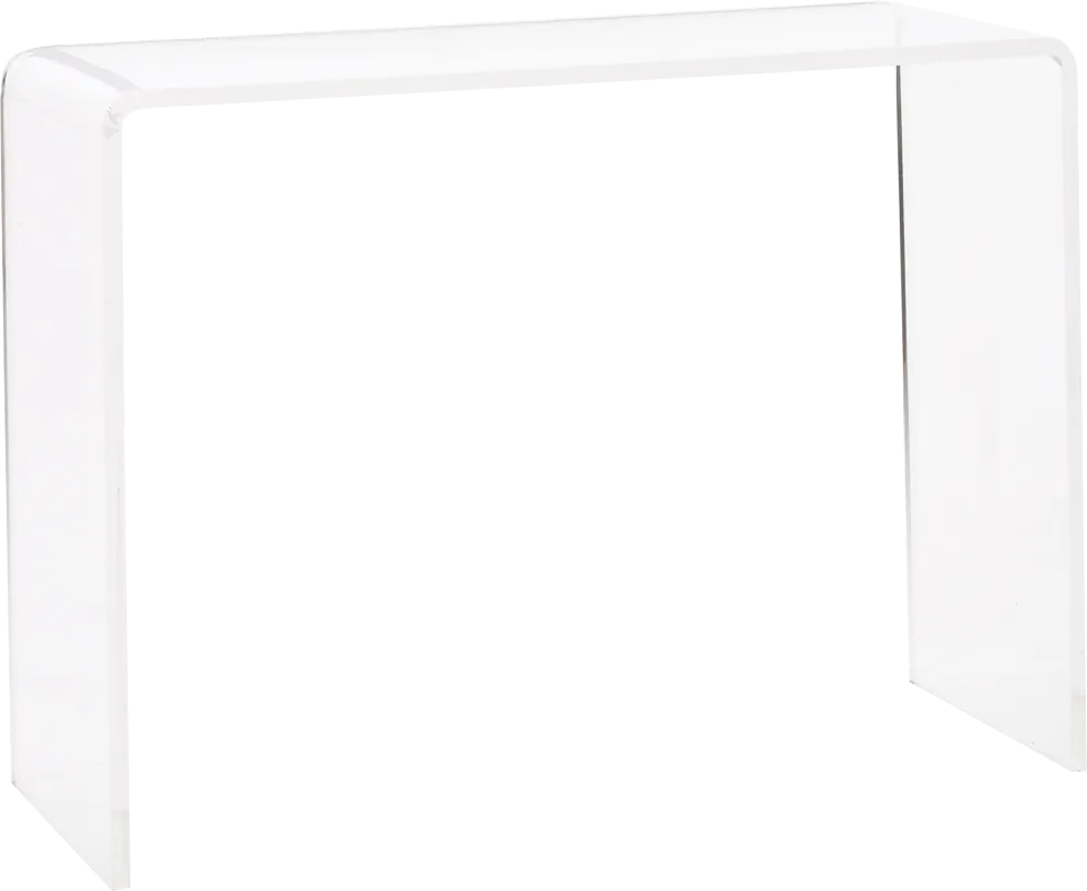 Grandton Clear Console Table