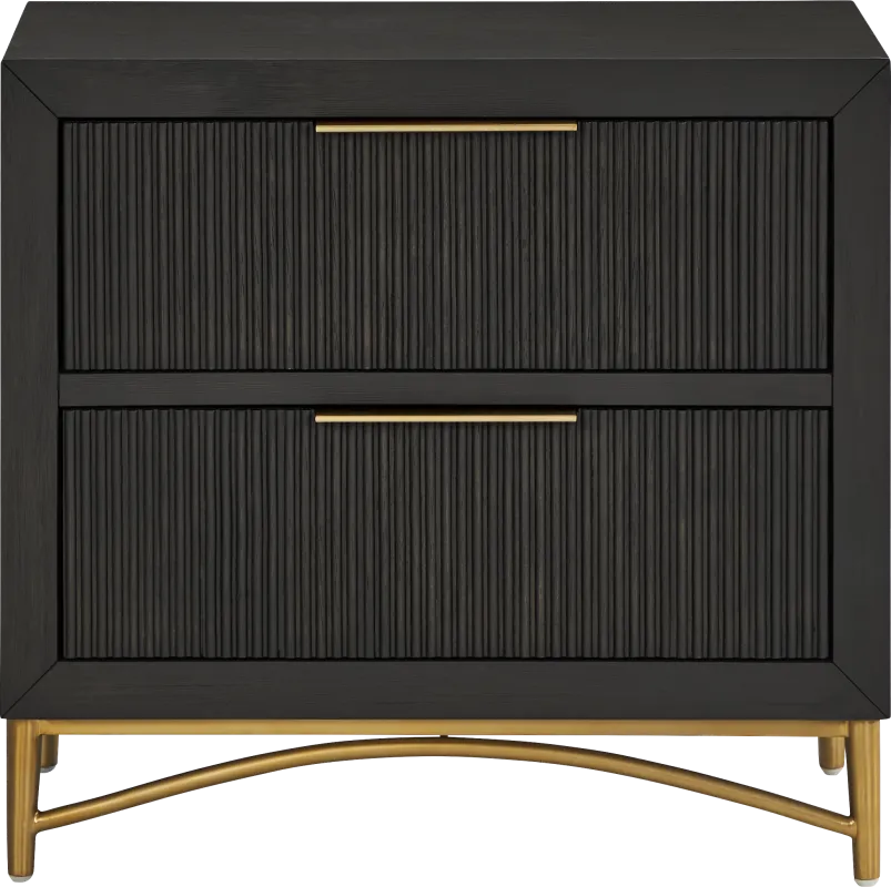 Addison Street Black Nightstand