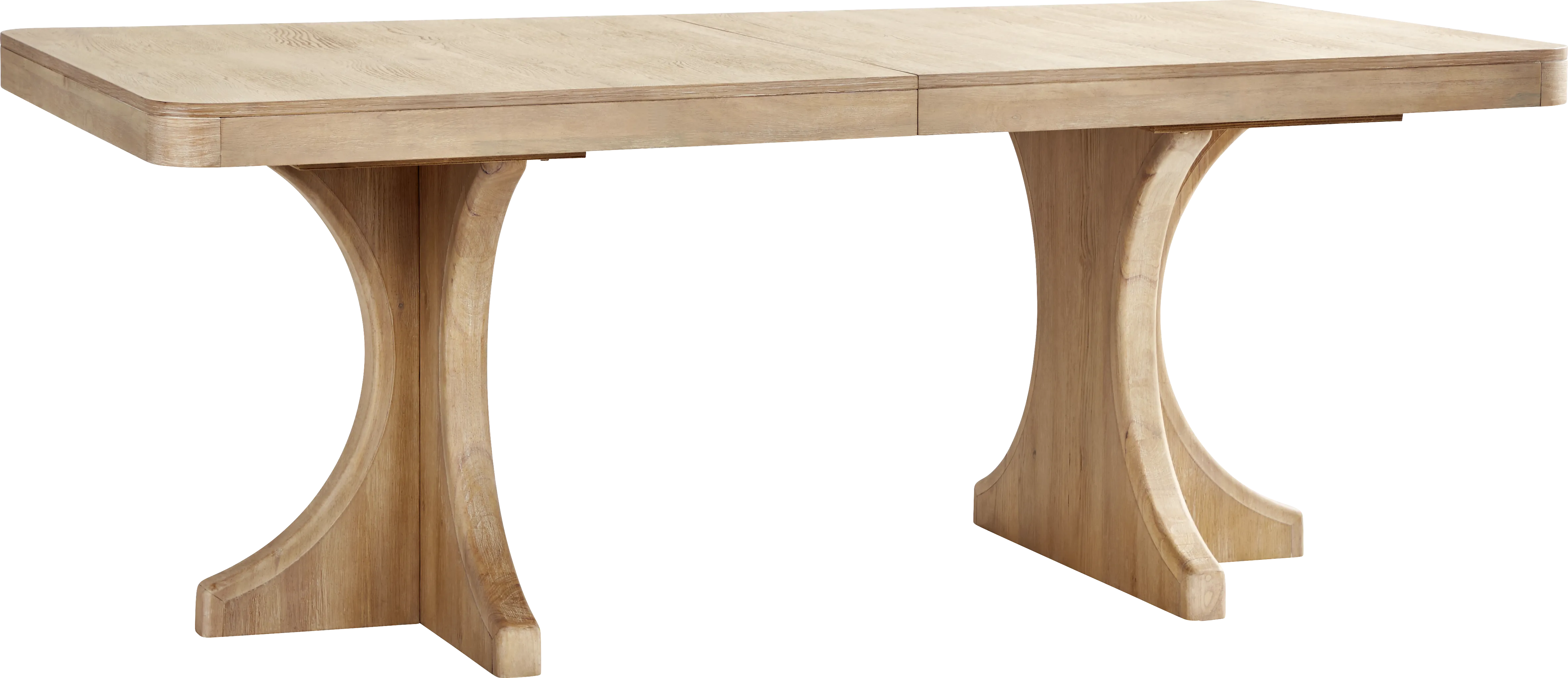 Callen Way Beige 5 Pc Trestle Dining Room with Side Chairs - Thumbnail - Image 2