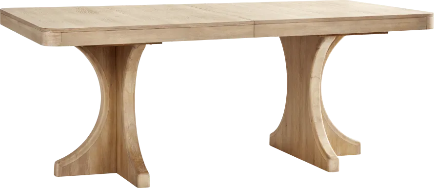 Callen Way Beige Trestle Dining Table