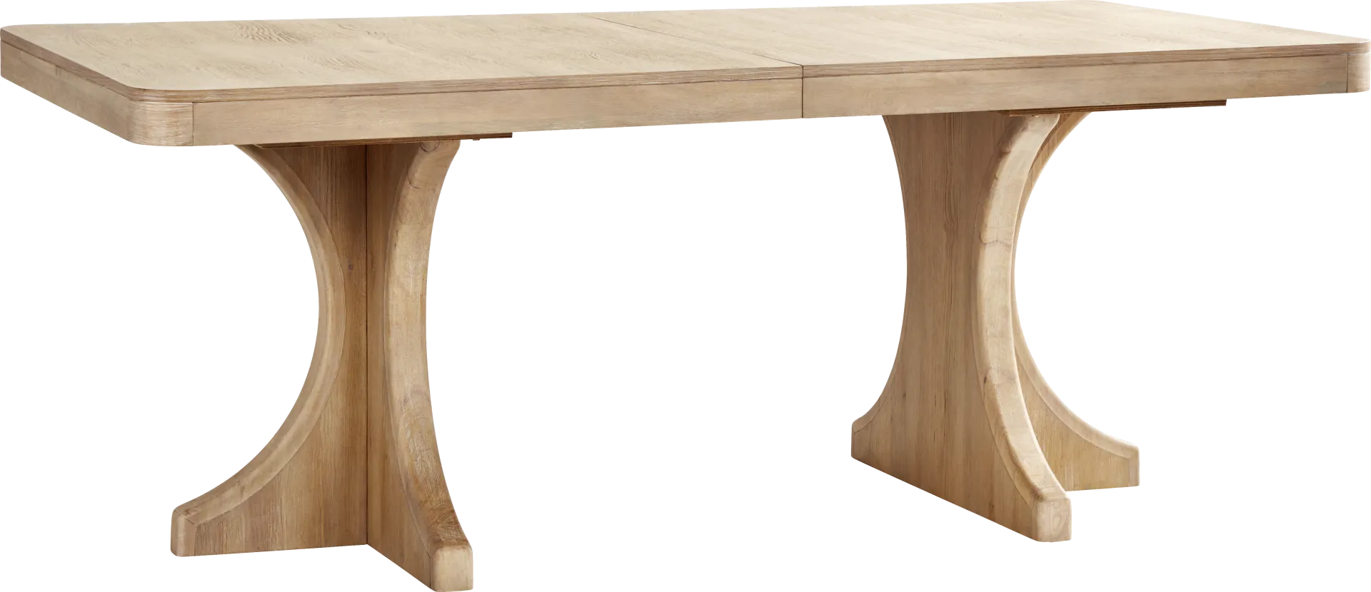 Callen Way Beige 5 Pc Trestle Dining Room with Side Chairs - Image 2