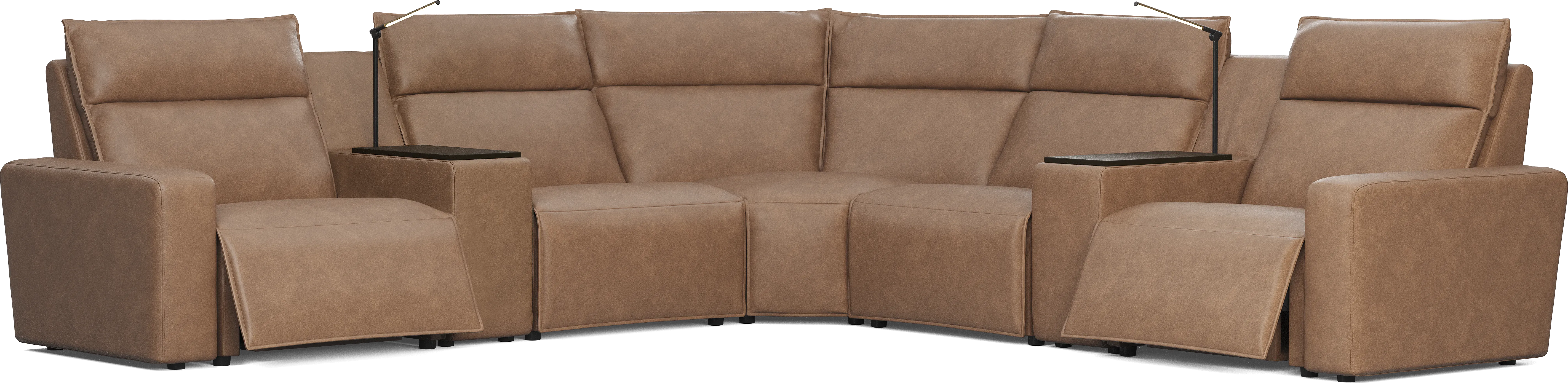 Saddle 7 Pc Dual Power Reclining ModularTwo - Thumbnail - Image 1