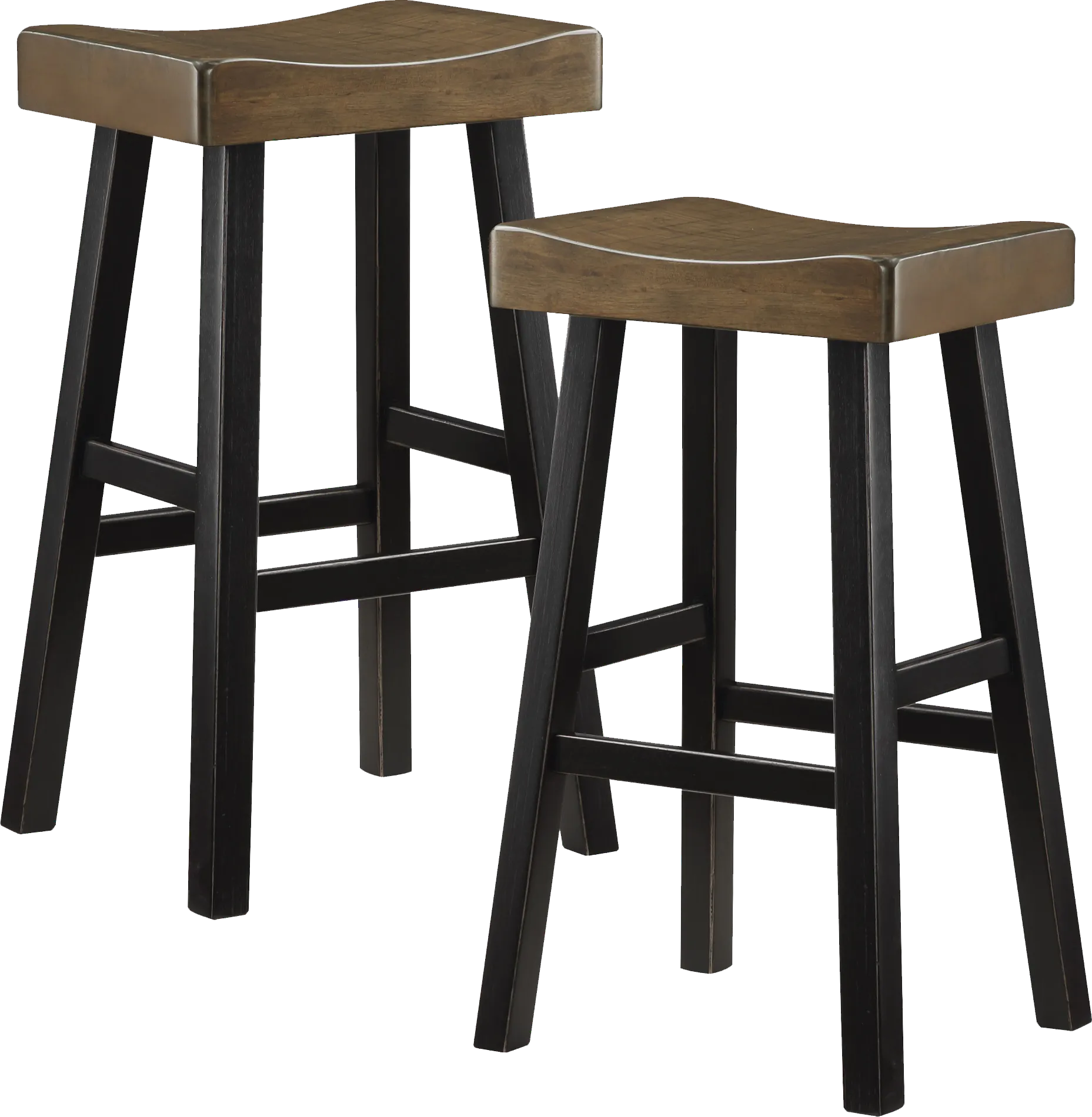 Mcewen Brown Bar Stool, Set of 2 - Image 1