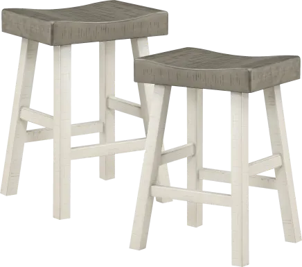 Mcewen Gray Counter Height Stool, Set of 2