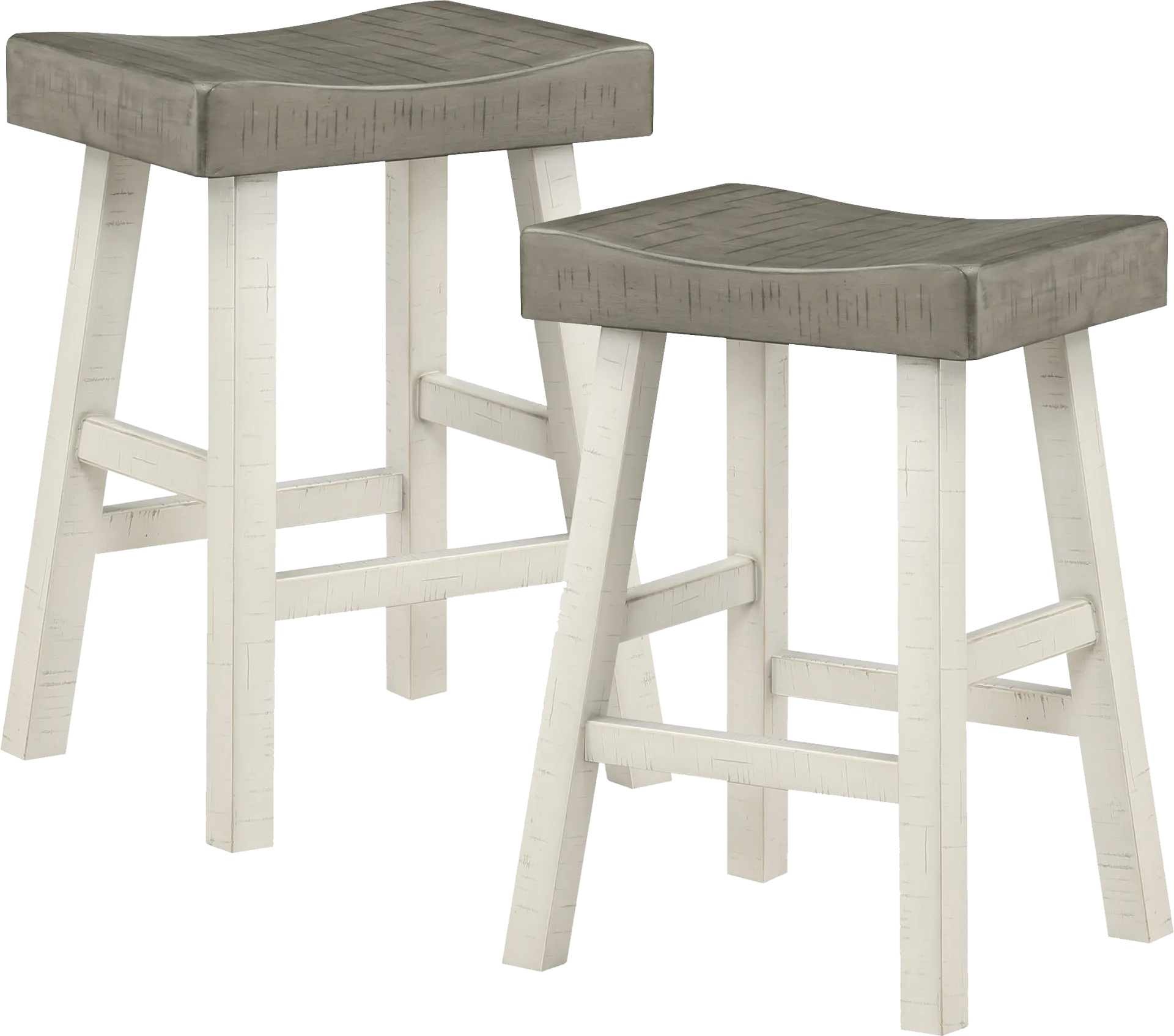Mcewen Gray Counter Height Stool, Set of 2 - Image 1
