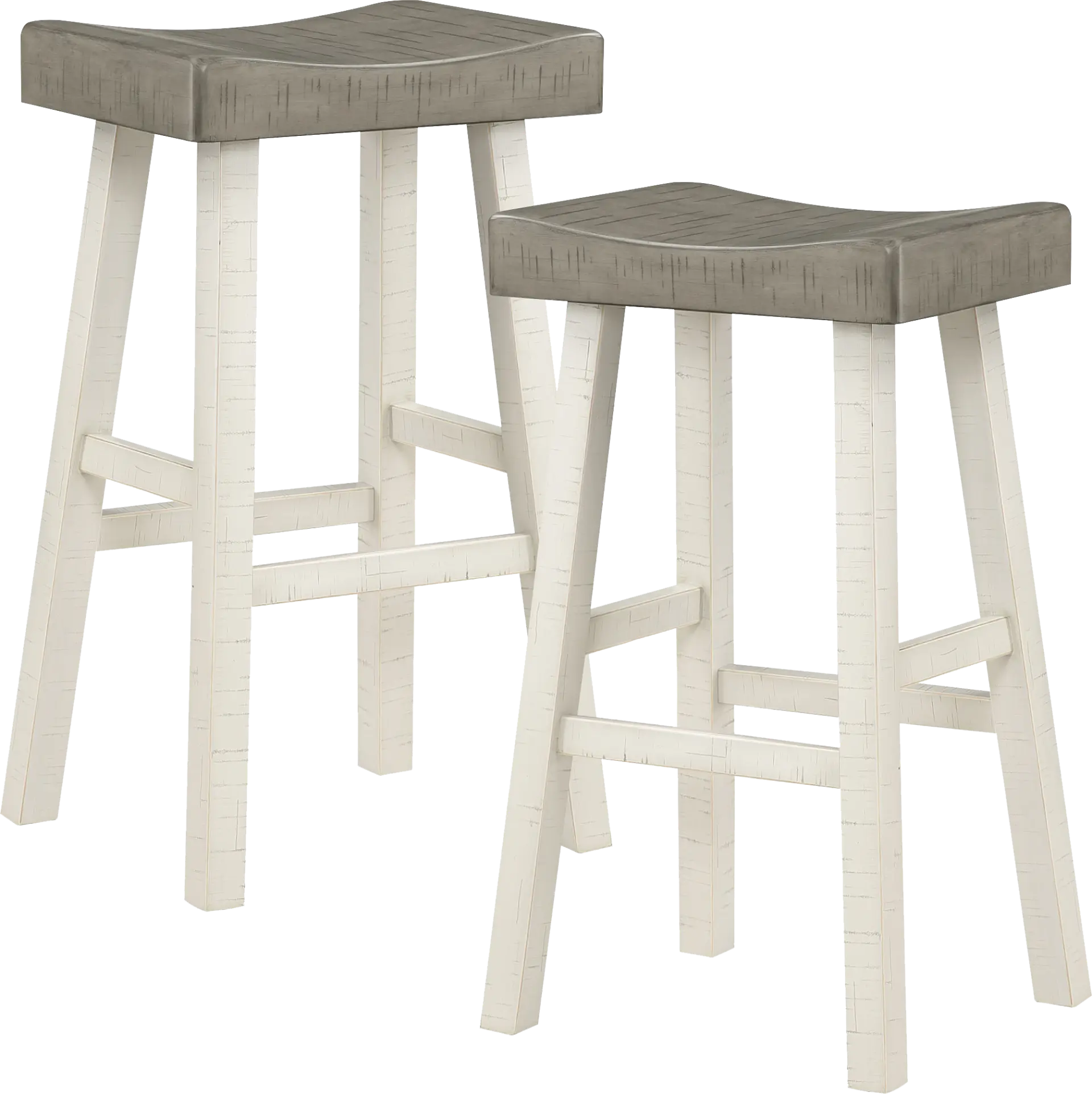 Mcewen Gray Bar Stool, Set of 2