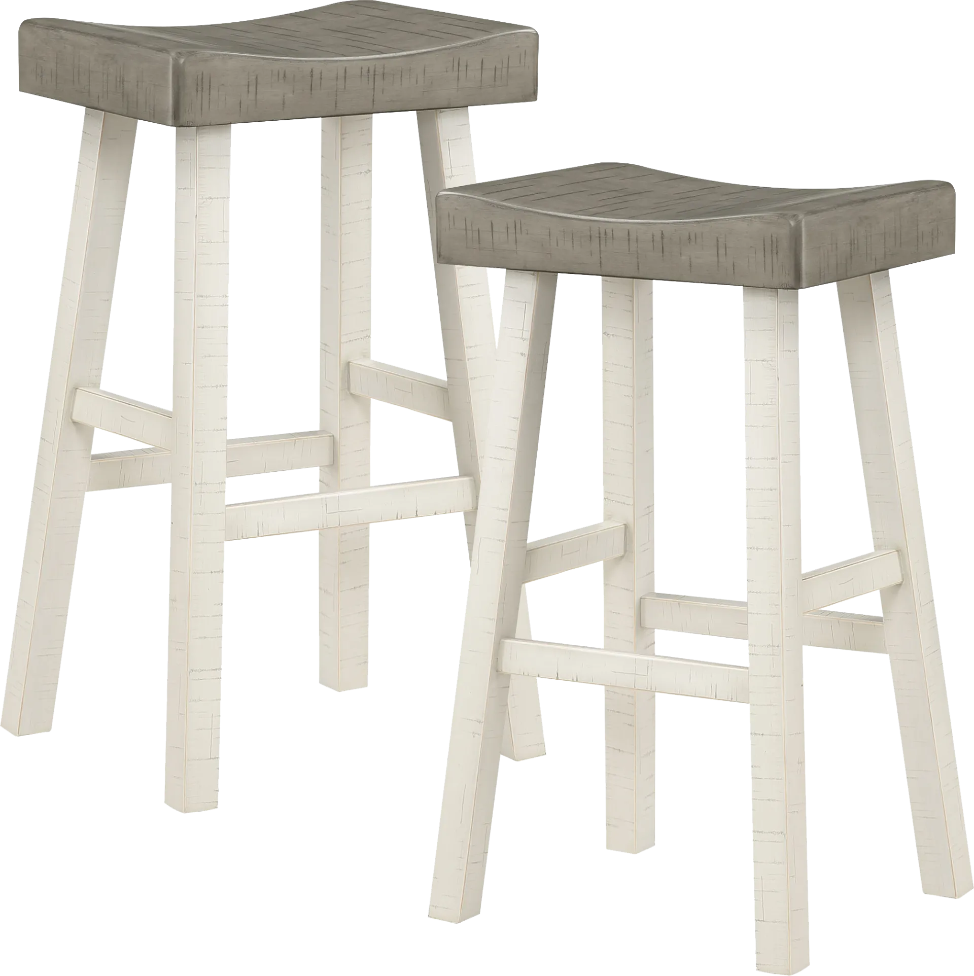 Mcewen Gray Bar Stool, Set of 2 - Image 1