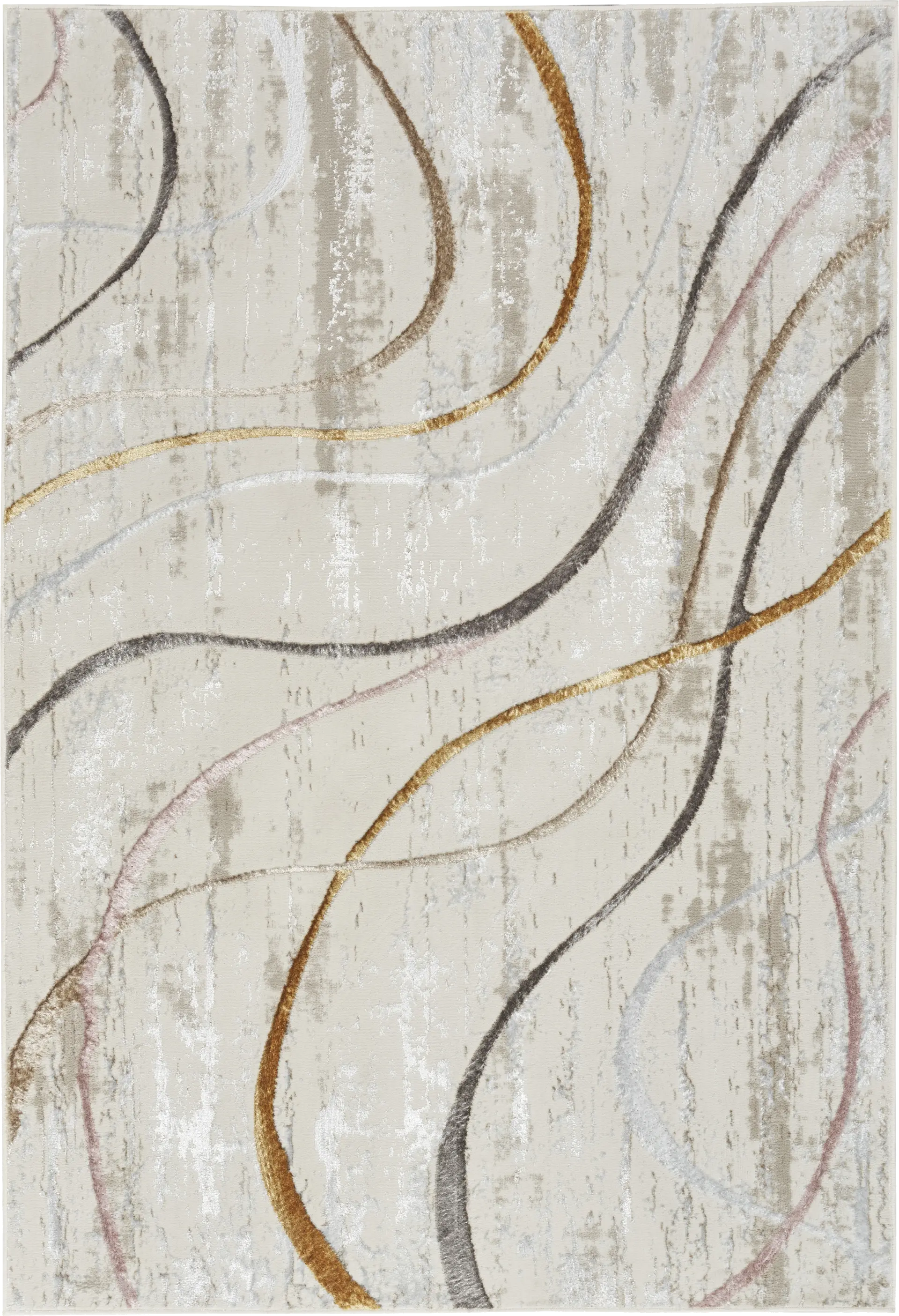 Kasula Ivory/Multi 5'3 x 7'3 Rug