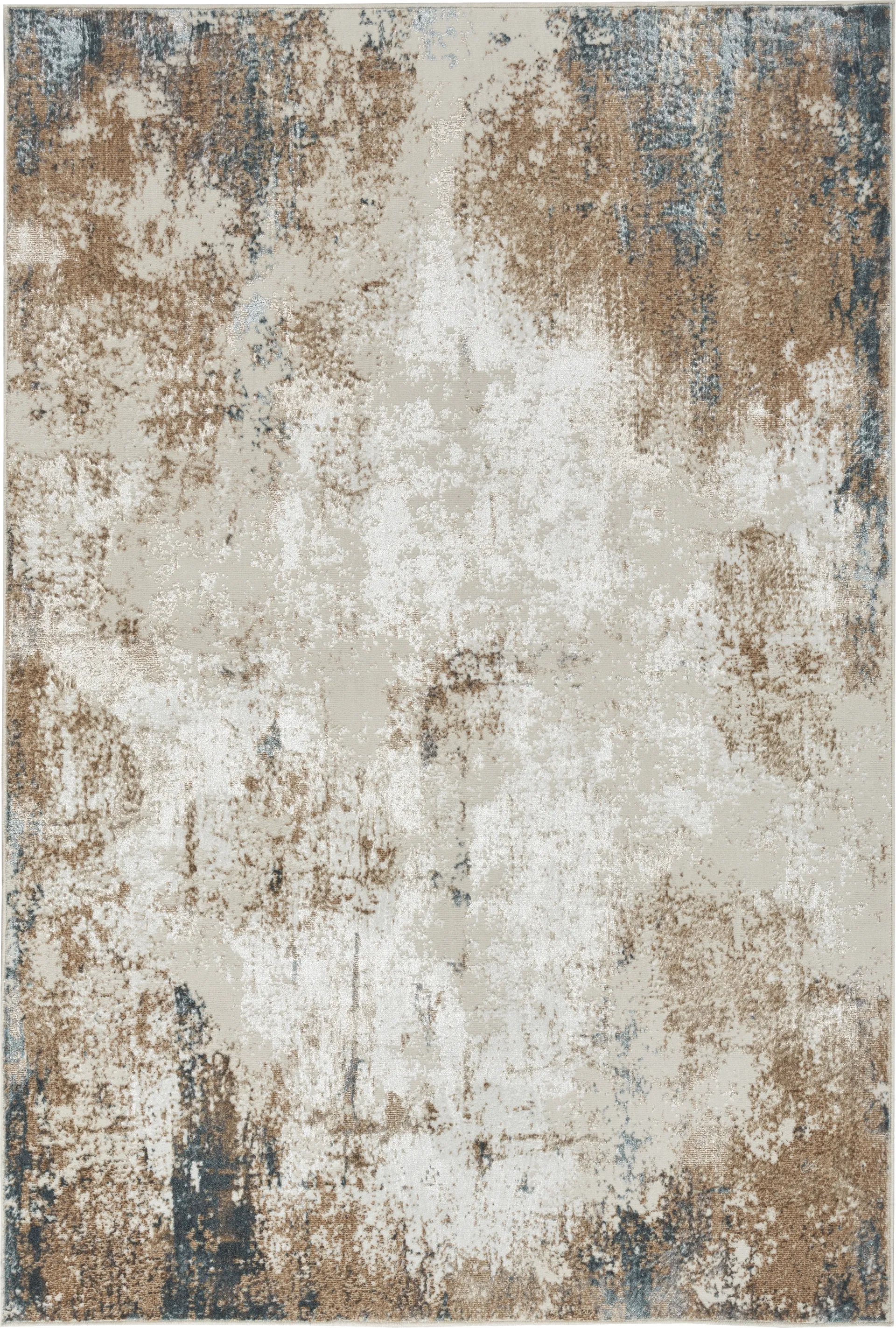 Lorsan Taupe/Multi 7'10 x 9'10 Rug - Image 1