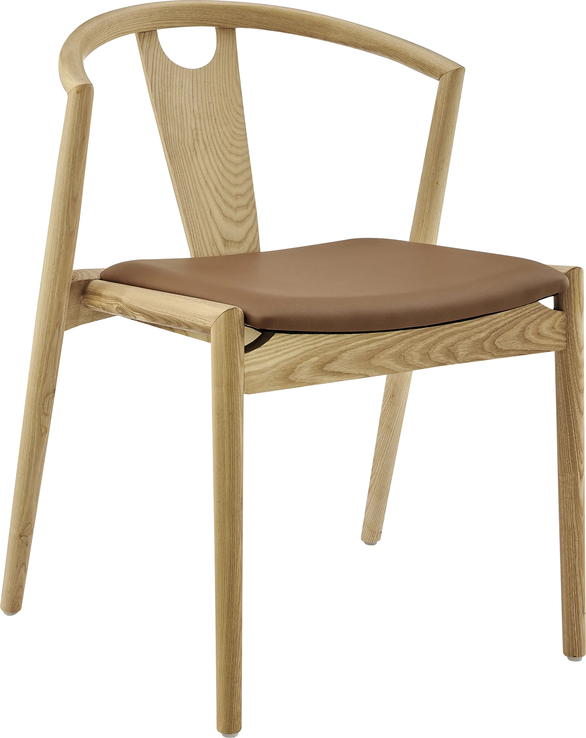 Iduna II Tan Side Chair - Image 1