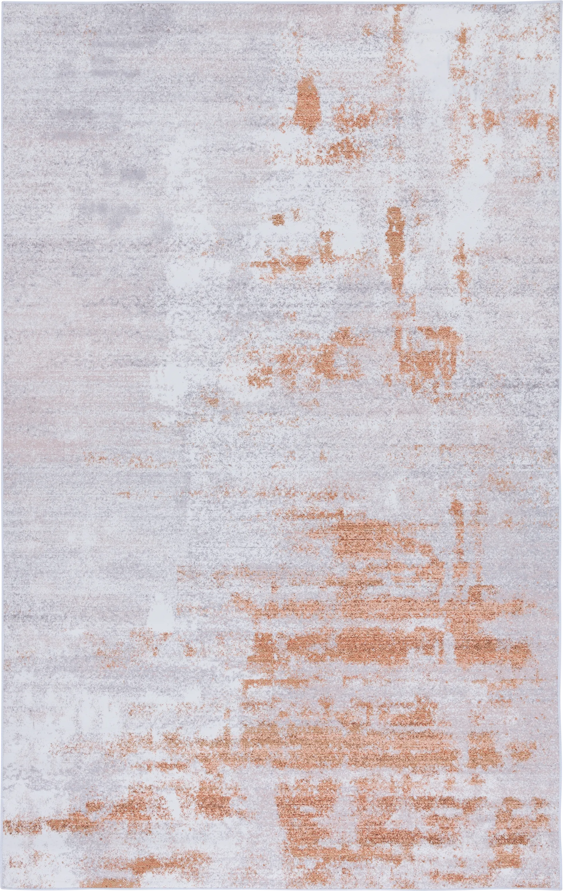 Fogven Gray/Rust 8' x 10' Rug - Image 1