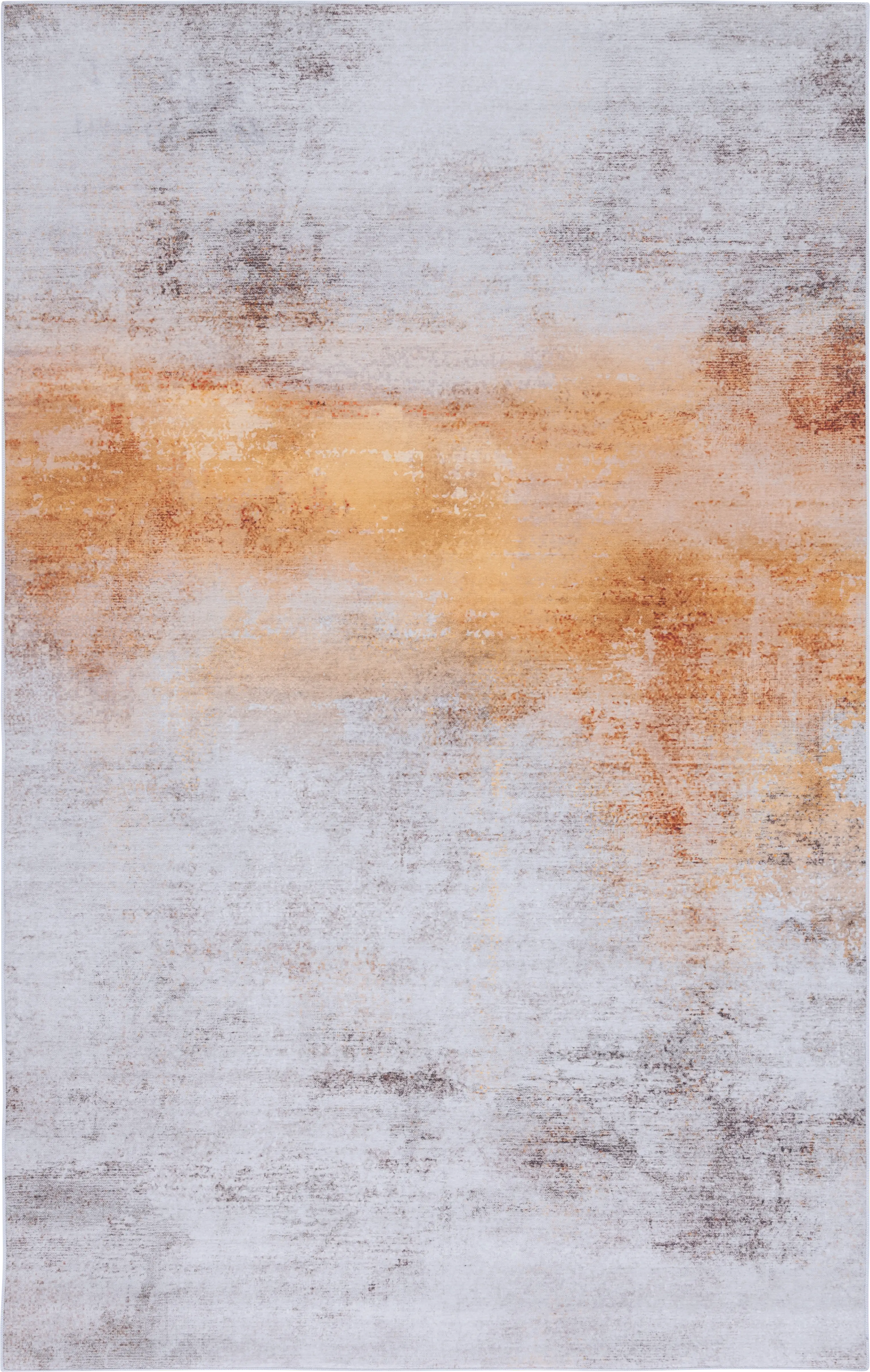 Ergien Gray/Rust 8' x 10' Rug - Thumbnail - Image 1