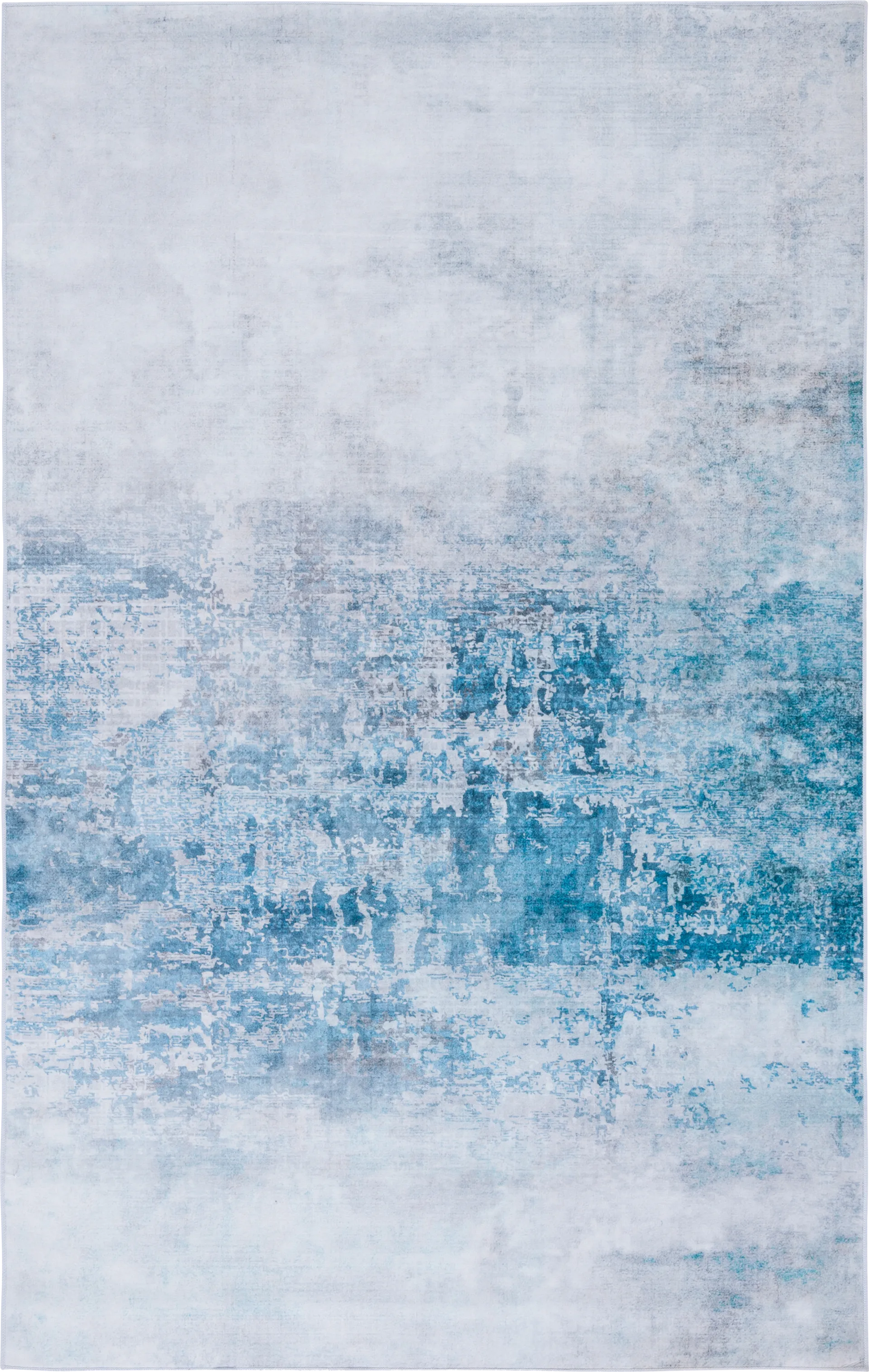 Gledaya Gray/Blue 5' x 8' Rug - Image 1