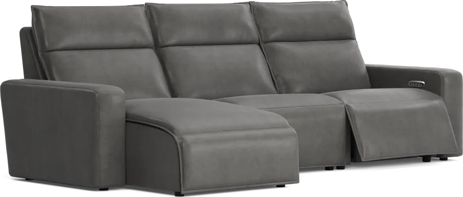 Saddle 3 Pc Dual Power Reclining ModularTwo