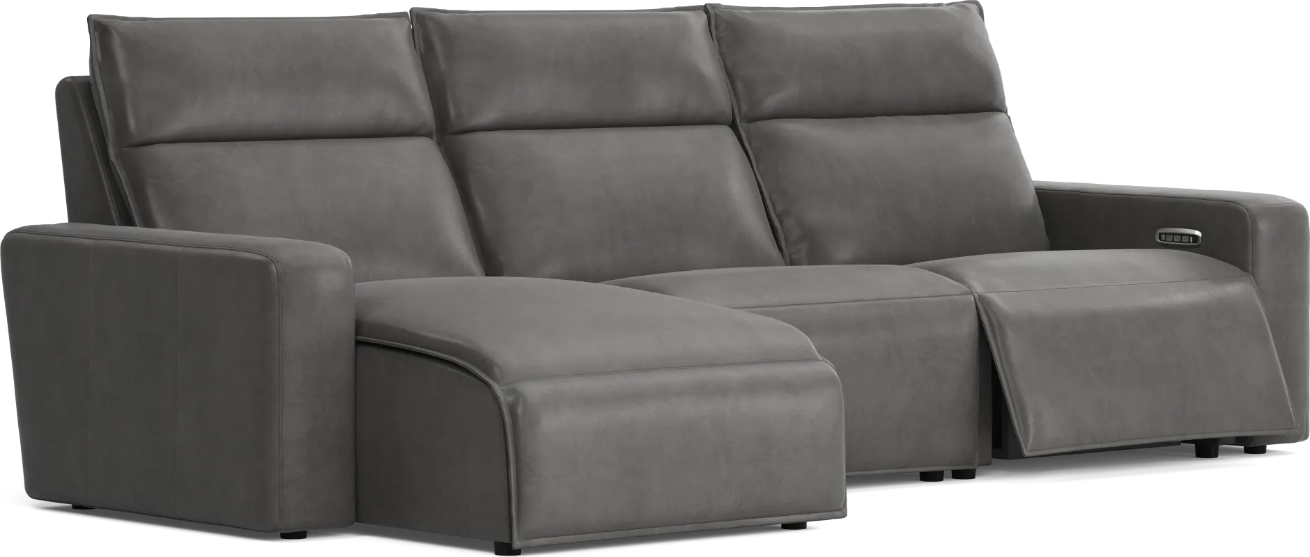 Saddle 3 Pc Dual Power Reclining ModularTwo