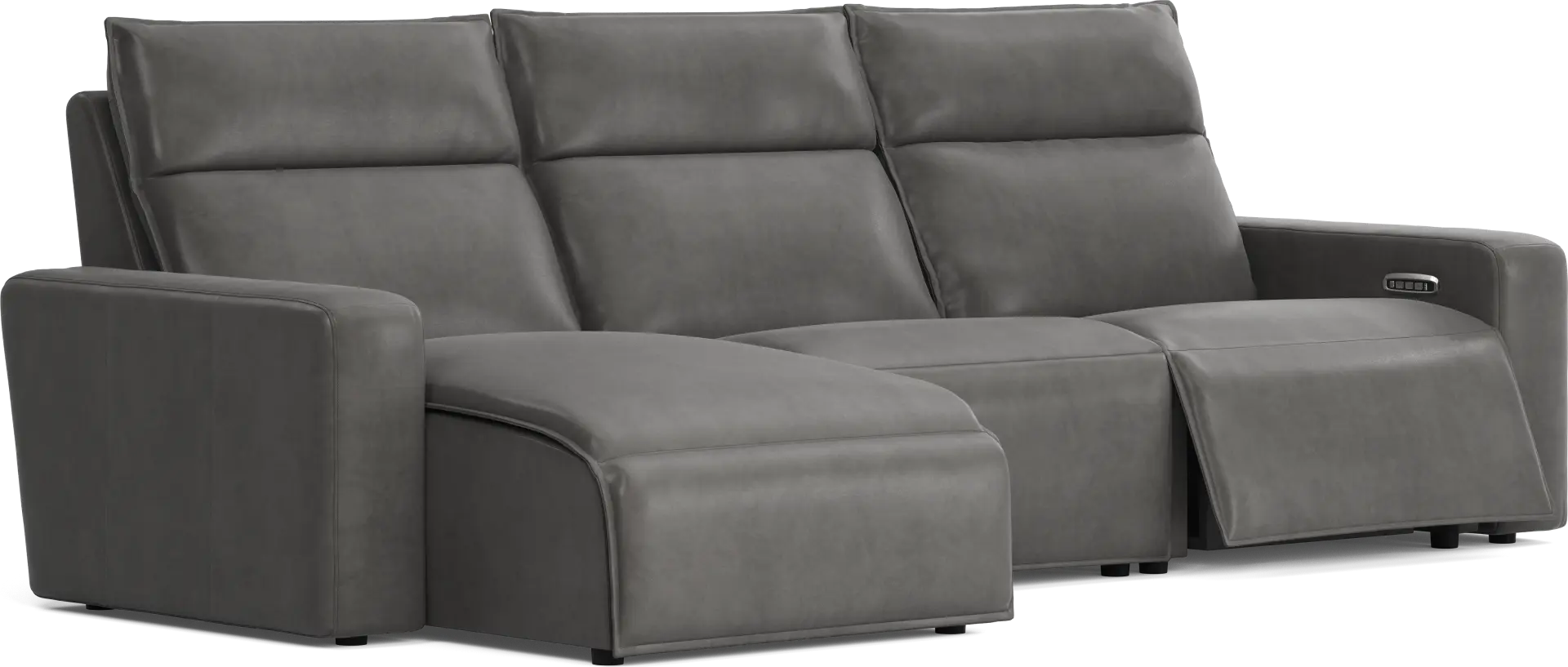 Saddle 3 Pc Dual Power Reclining ModularTwo