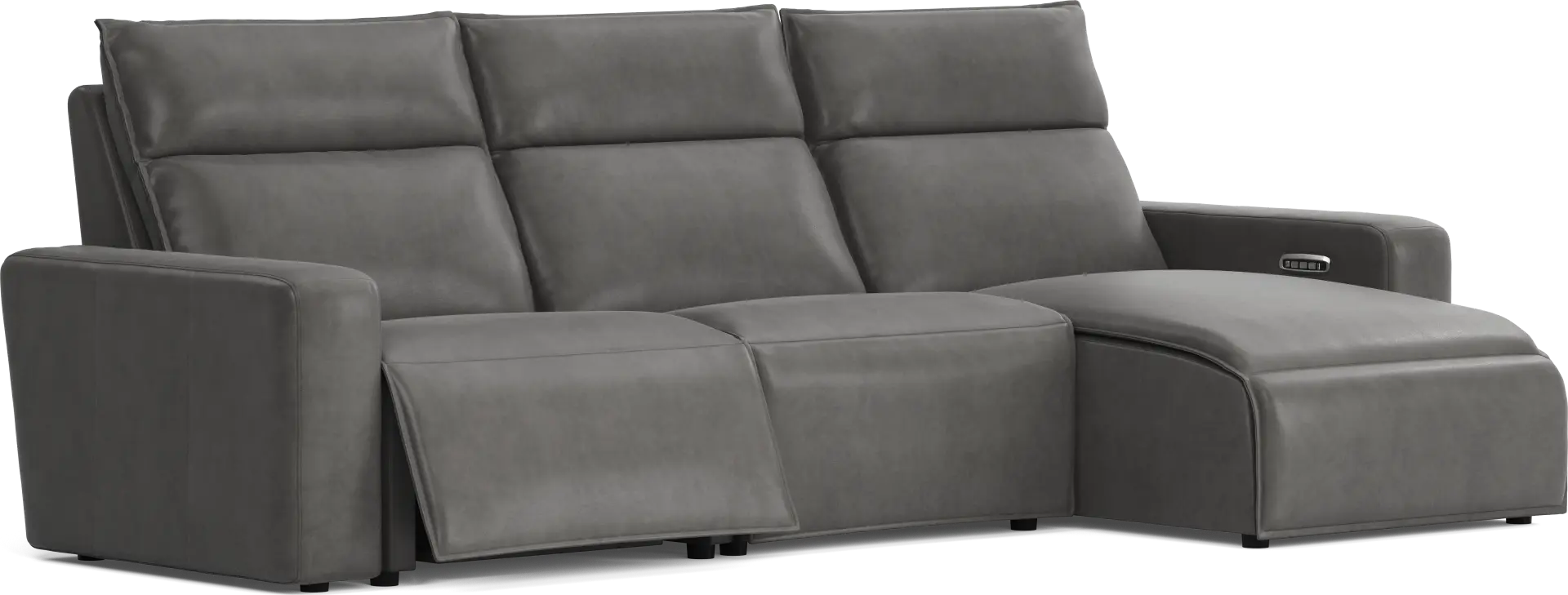 Saddle 3 Pc Dual Power Reclining ModularTwo