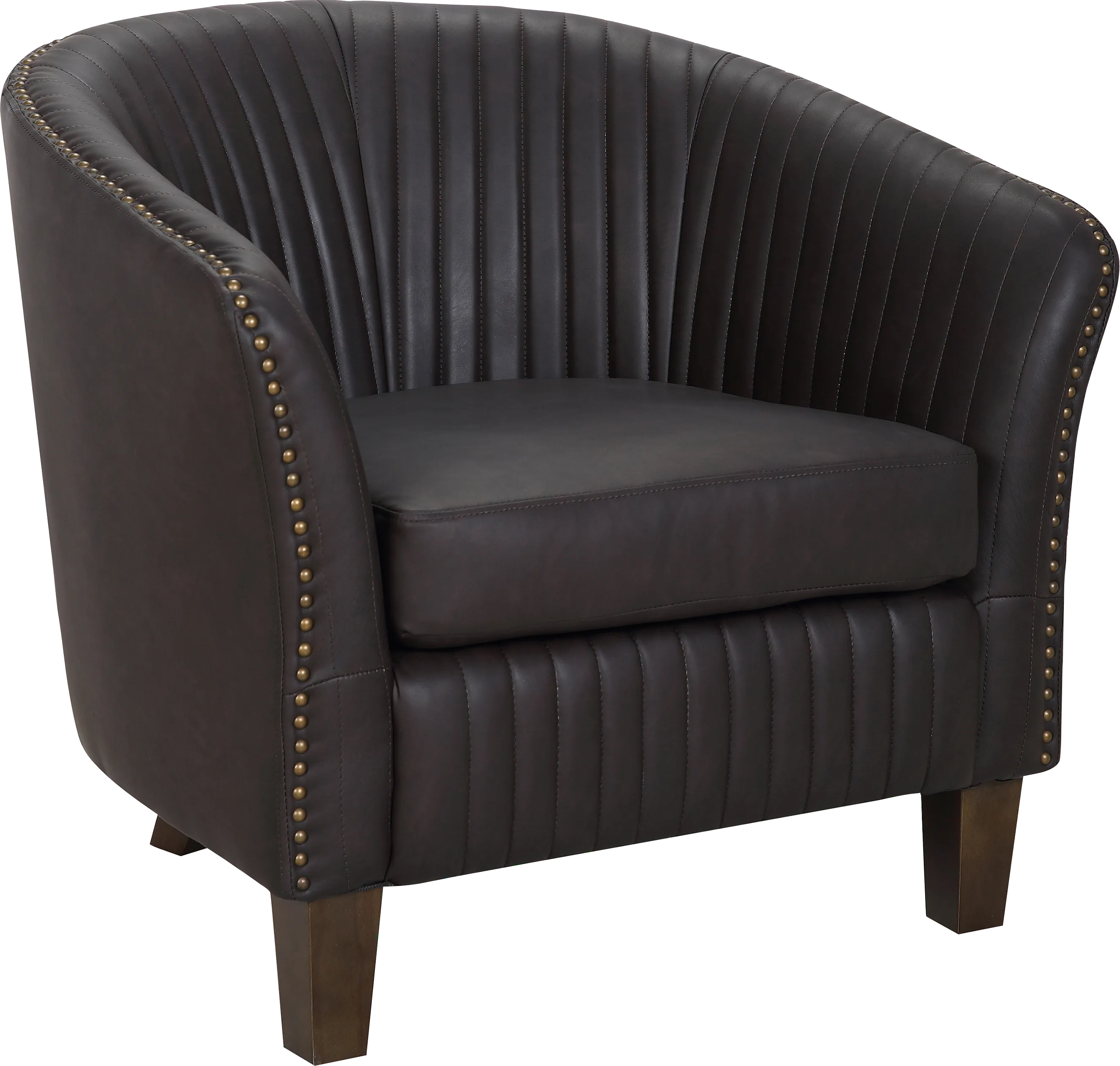 Tarlton Chocolate Accent Chair - Image 1