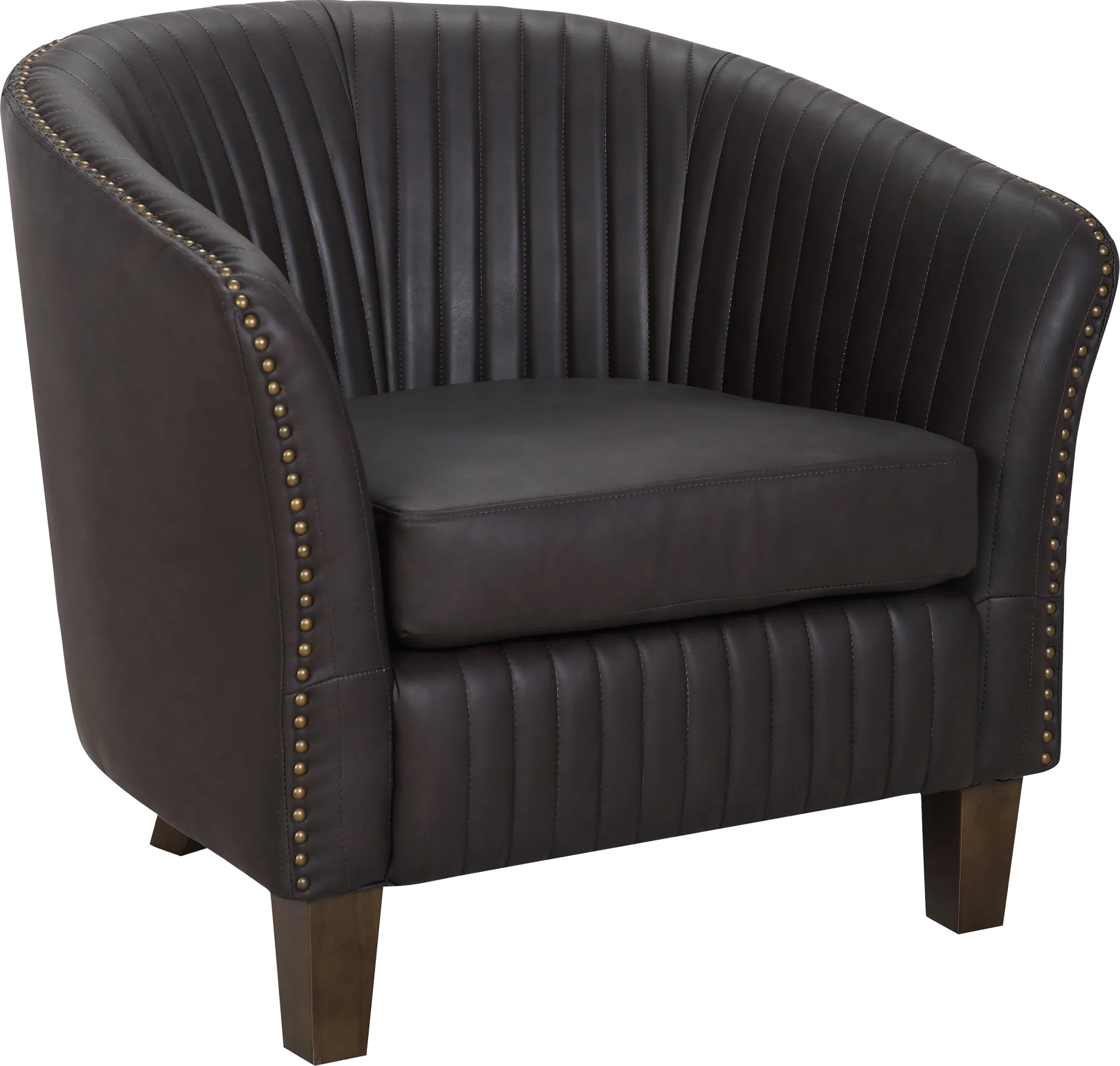 Tarlton Chocolate Accent Chair - Image 1